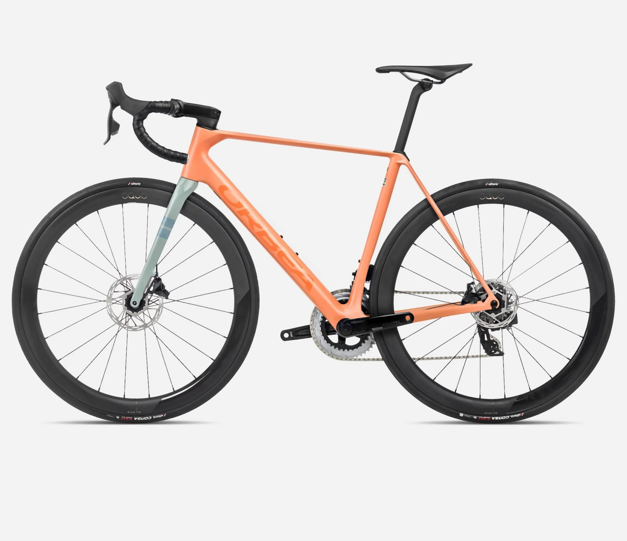 Orbea ORCA M31eLTD PWR Orange Cloud - Stone Blue - Image 2