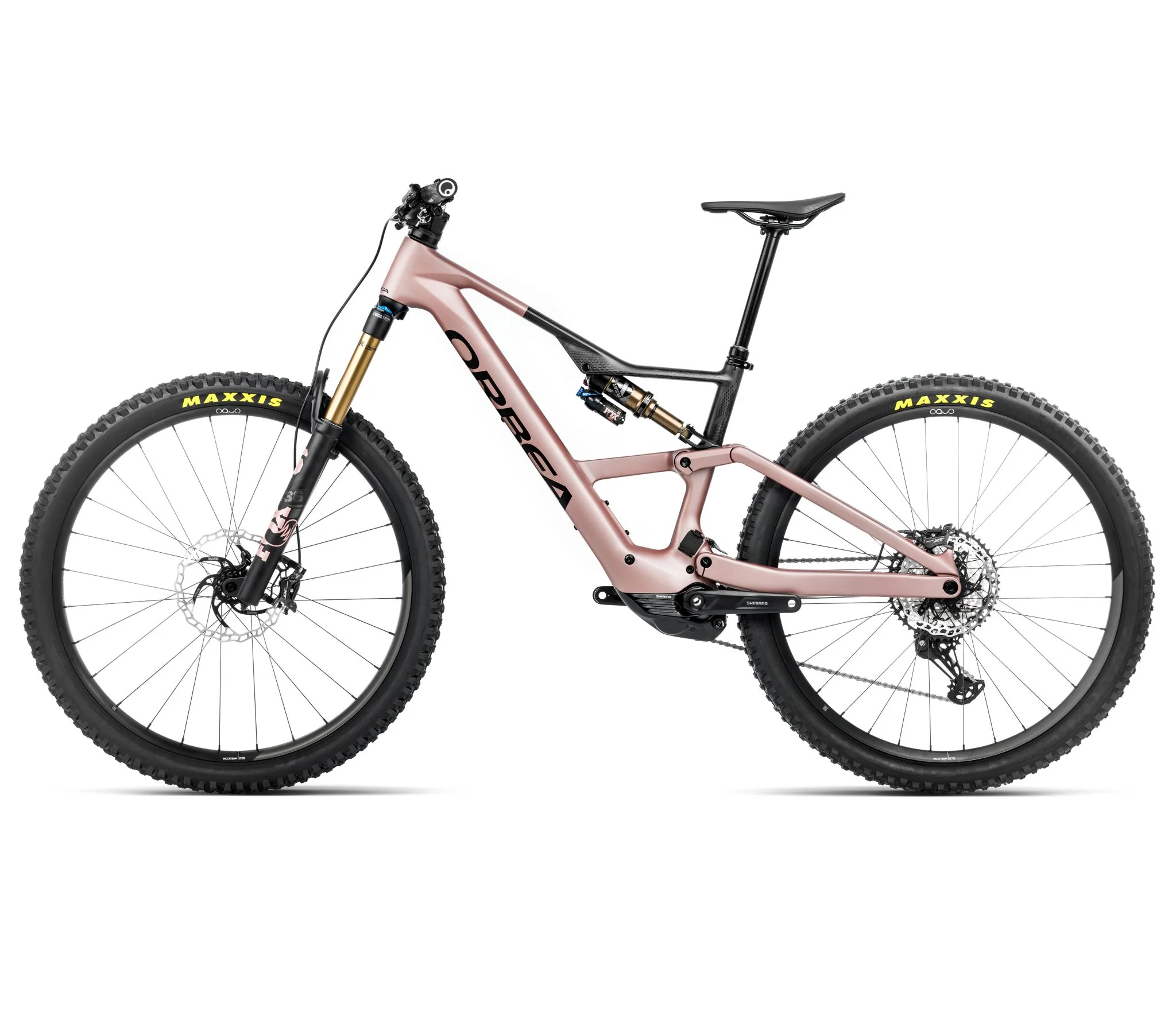 Orbea RISE LT M10 420W Desert Rose - Carbon Raw - Image 2
