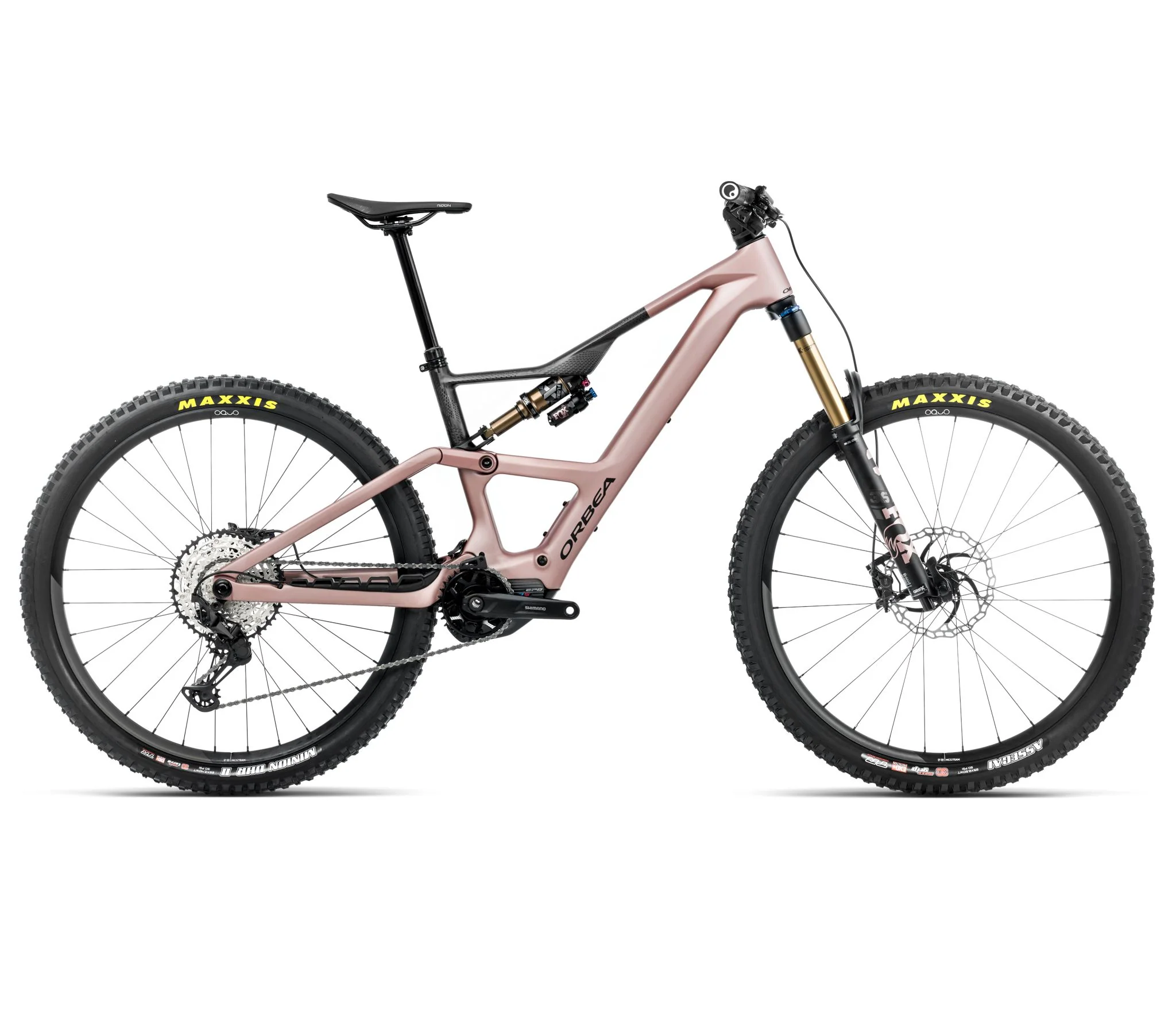Orbea RISE LT M10 630W Desert Rose - Carbon Raw
