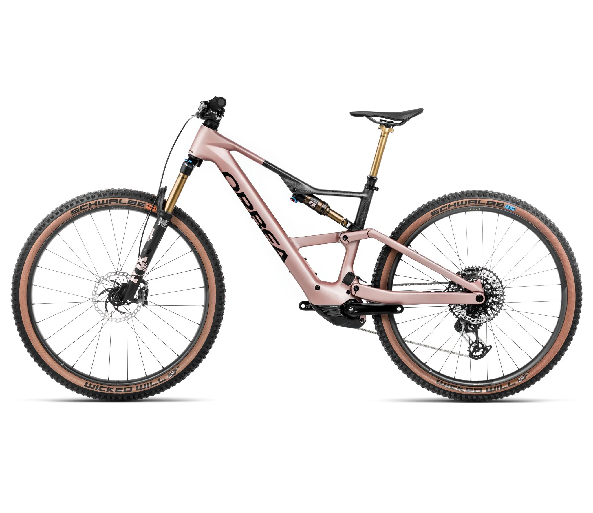 Orbea RISE SL M-LTD 420W Desert Rose - Carbon Raw - Image 4