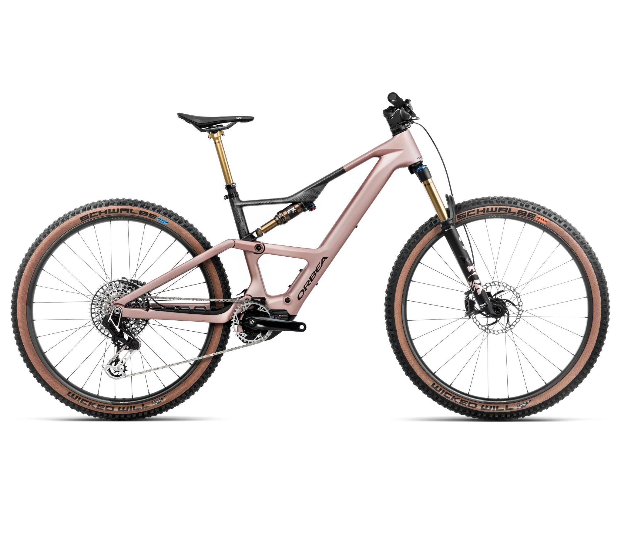Orbea RISE SL M-LTD 630W Desert Rose - Carbon Raw