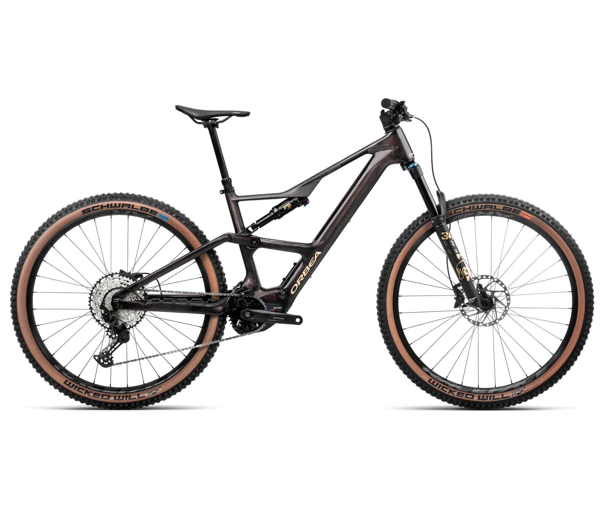 Orbea RISE SL M20 630W Cosmic Carbon View - Golden