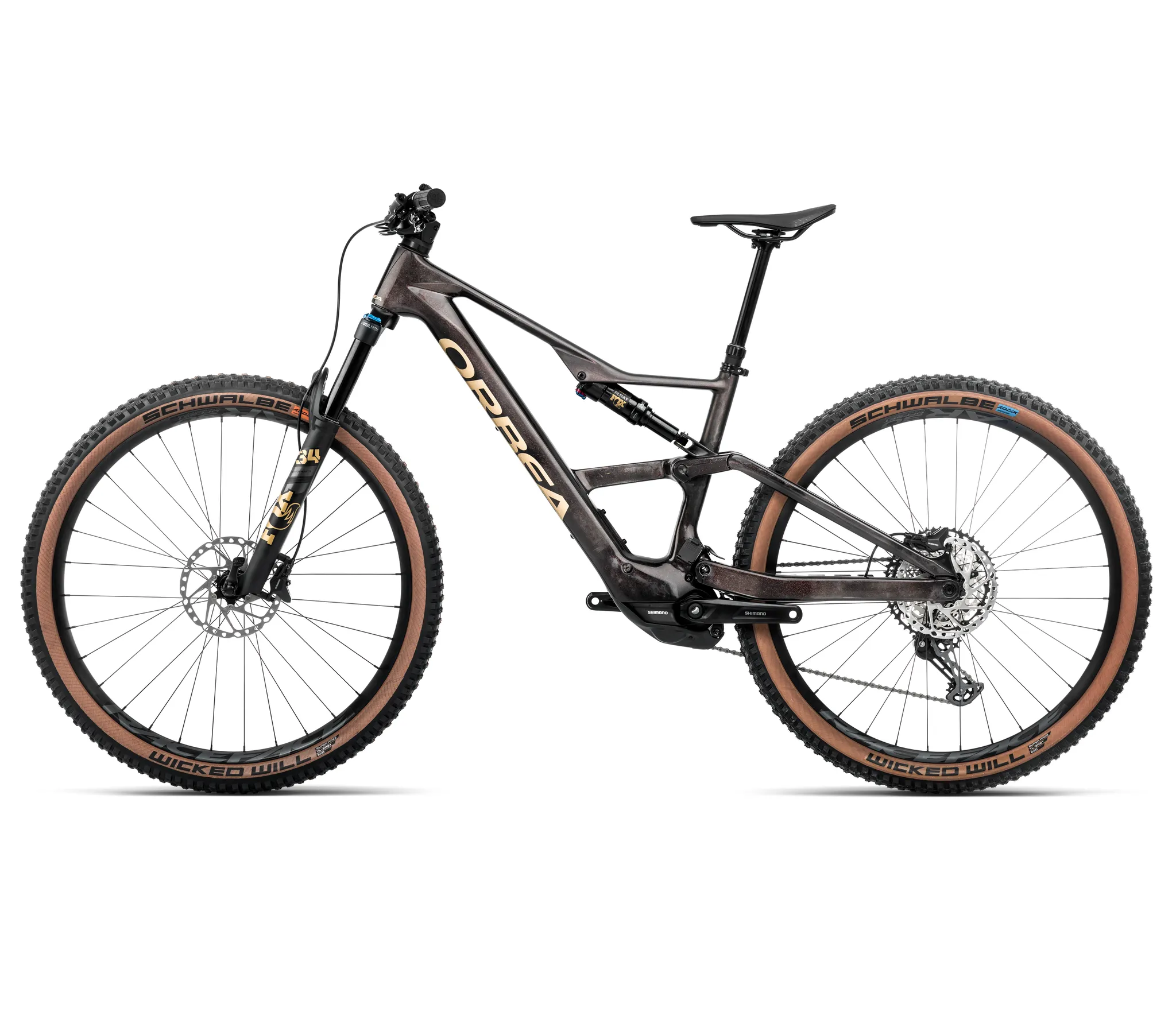 Orbea RISE SL M20 630W Cosmic Carbon View - Golden - Image 2
