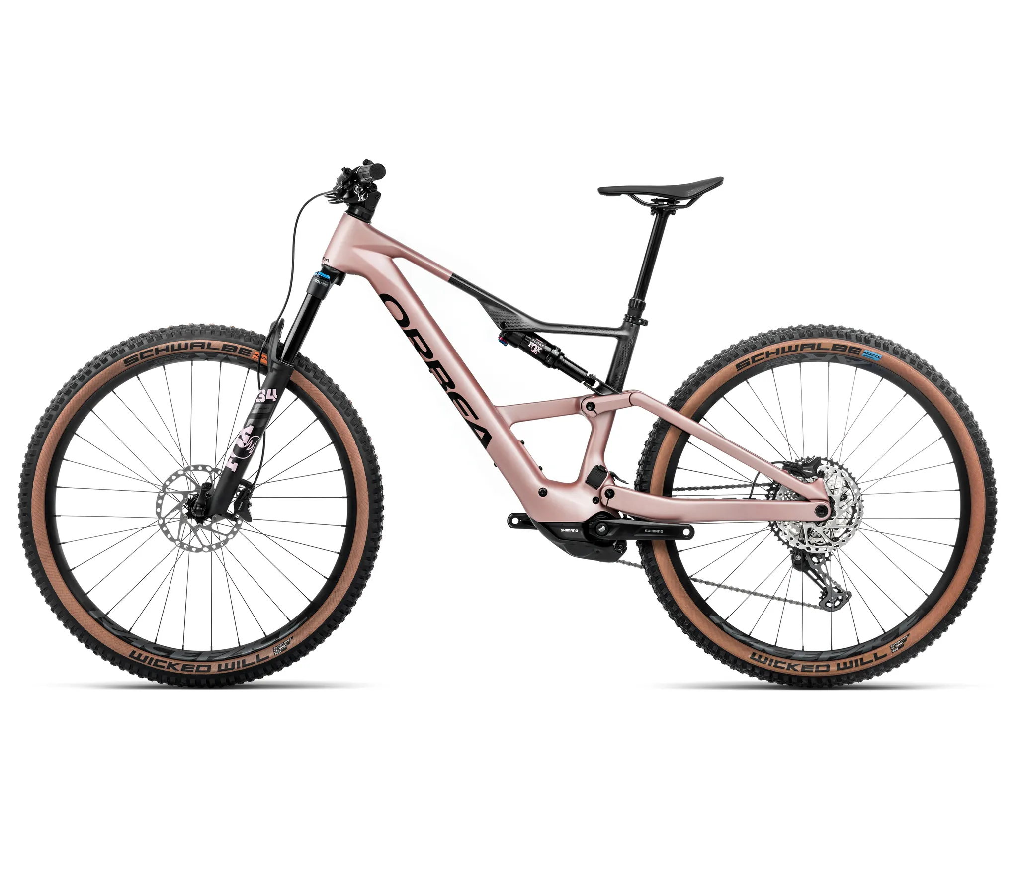 Orbea RISE SL M20 630W Desert Rose - Carbon Raw - Image 2