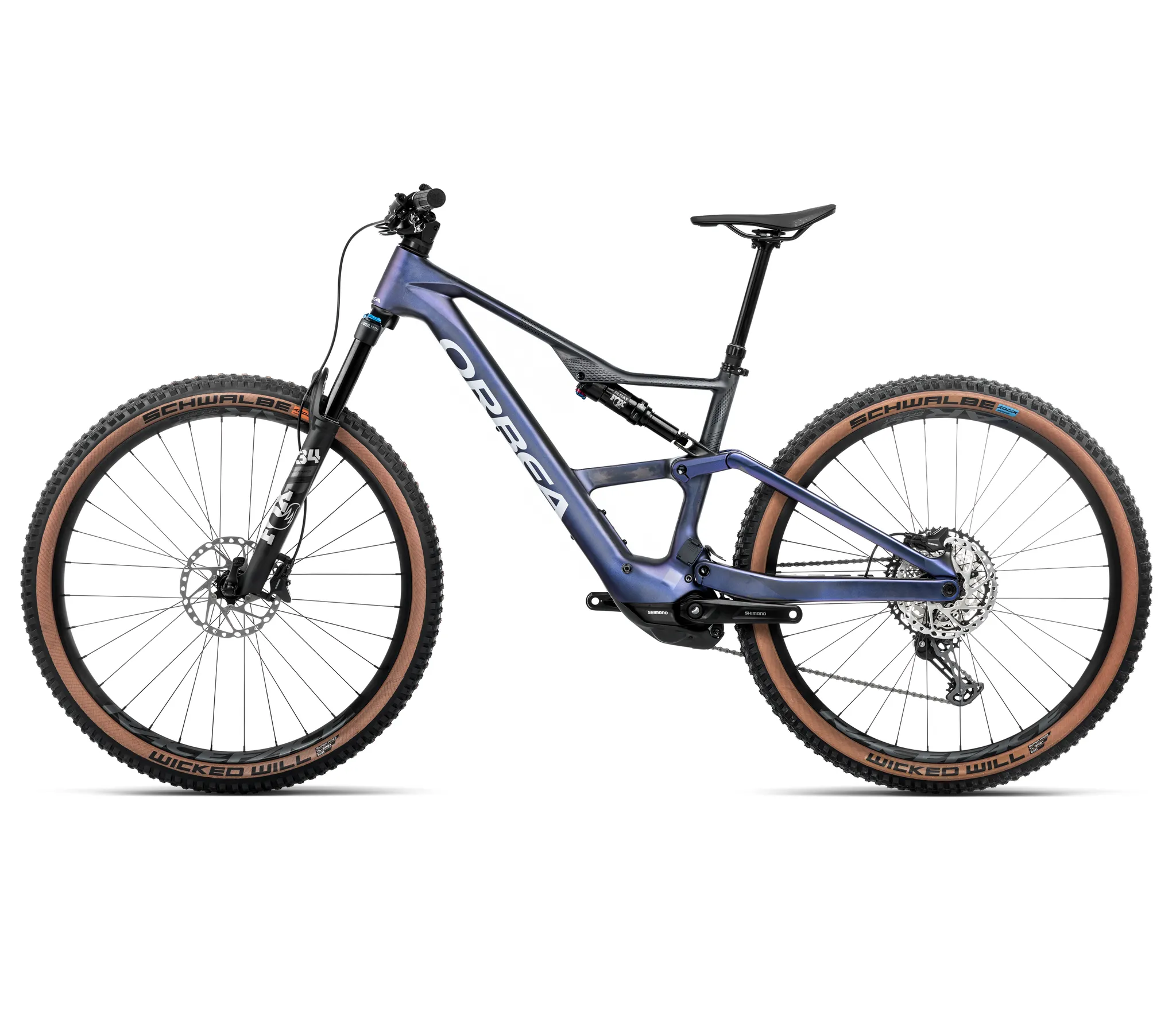 Orbea RISE SL M20 630W Tanzanite Carbon - Carbon - Image 2