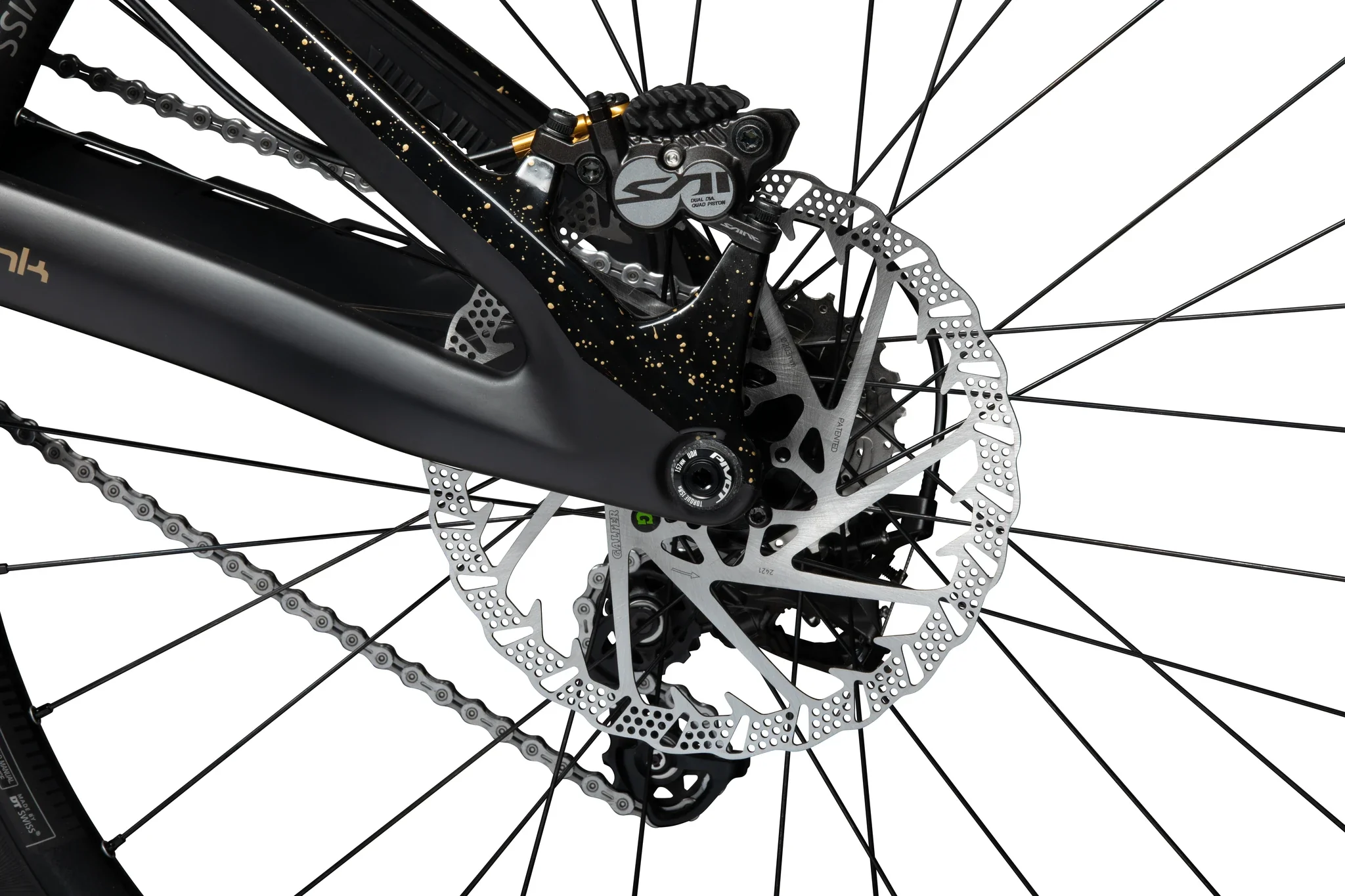 Pivot Phoenix V5 Pro Saint MX AL Black Gold - Image 9