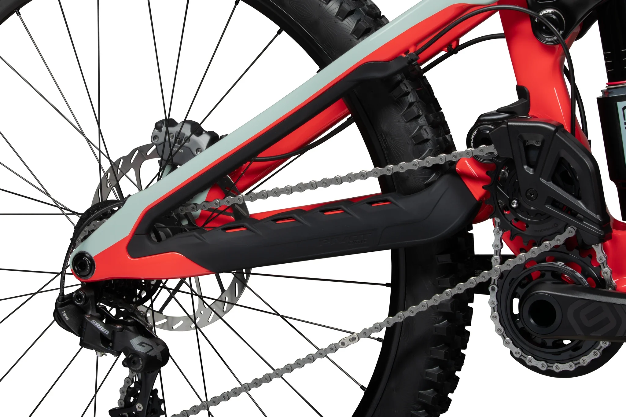 Pivot Phoenix V5 Pro Saint MX AL Red Mint - Image 7