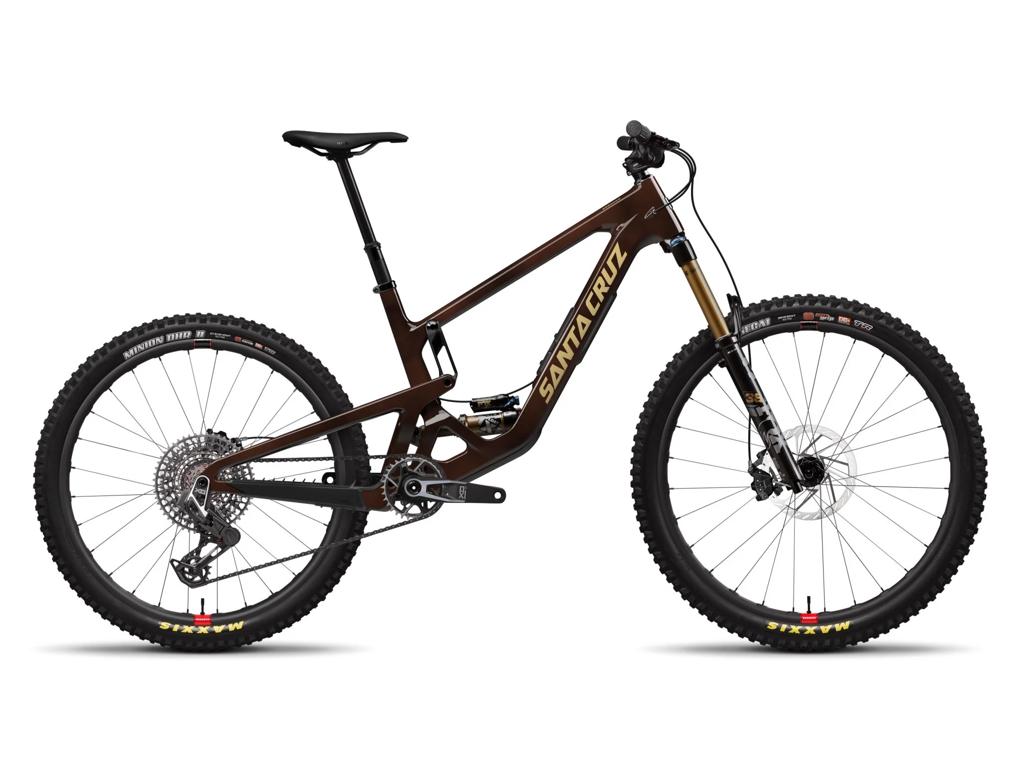 Santa Cruz Bronson 5 CC X0 AXS MX RSV Trans Root Beer