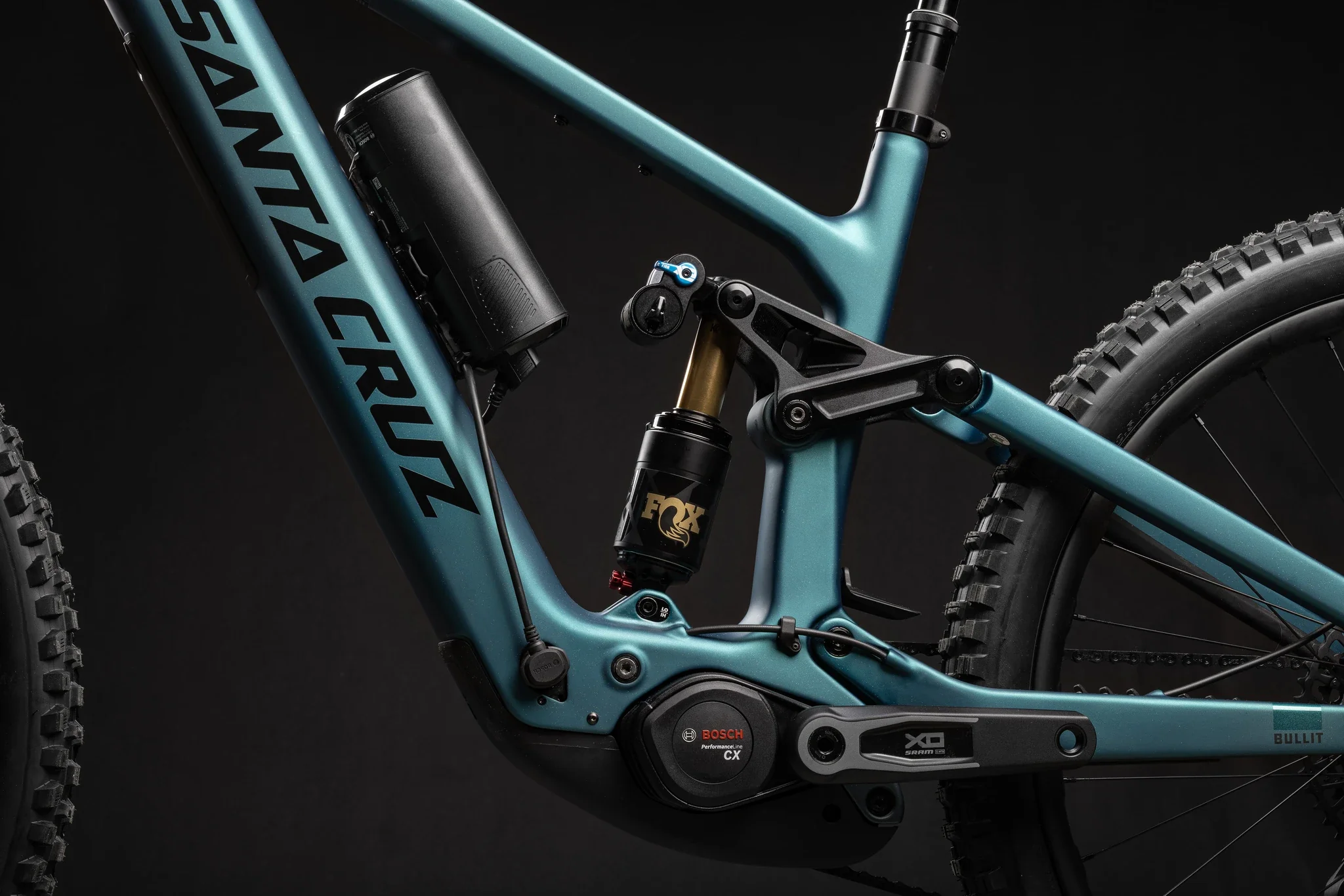 Santa Cruz Bullit 4 C MX 90 Matte Teal Sparkle 2026 - Image 7