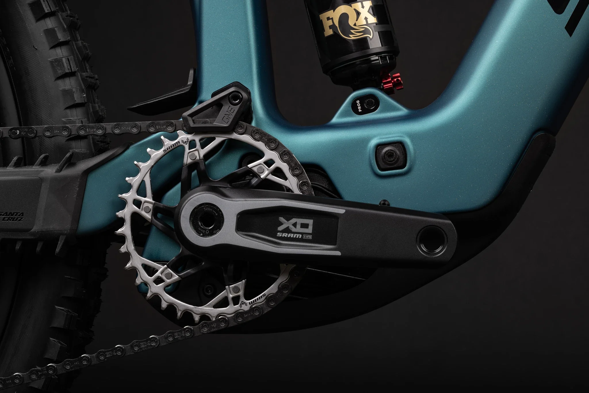 Santa Cruz Bullit 4 C MX 90 Matte Teal Sparkle 2026 - Image 8