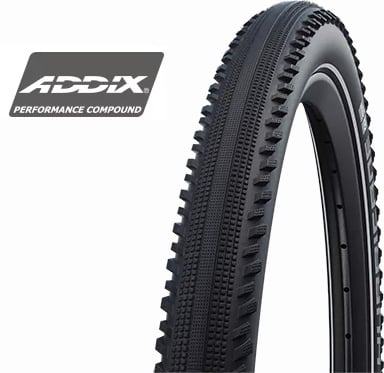 Schwalbe Hurricane Drahtreifen Performance Line Addix Black-Reflex RaceGuard E-25 - Image 4