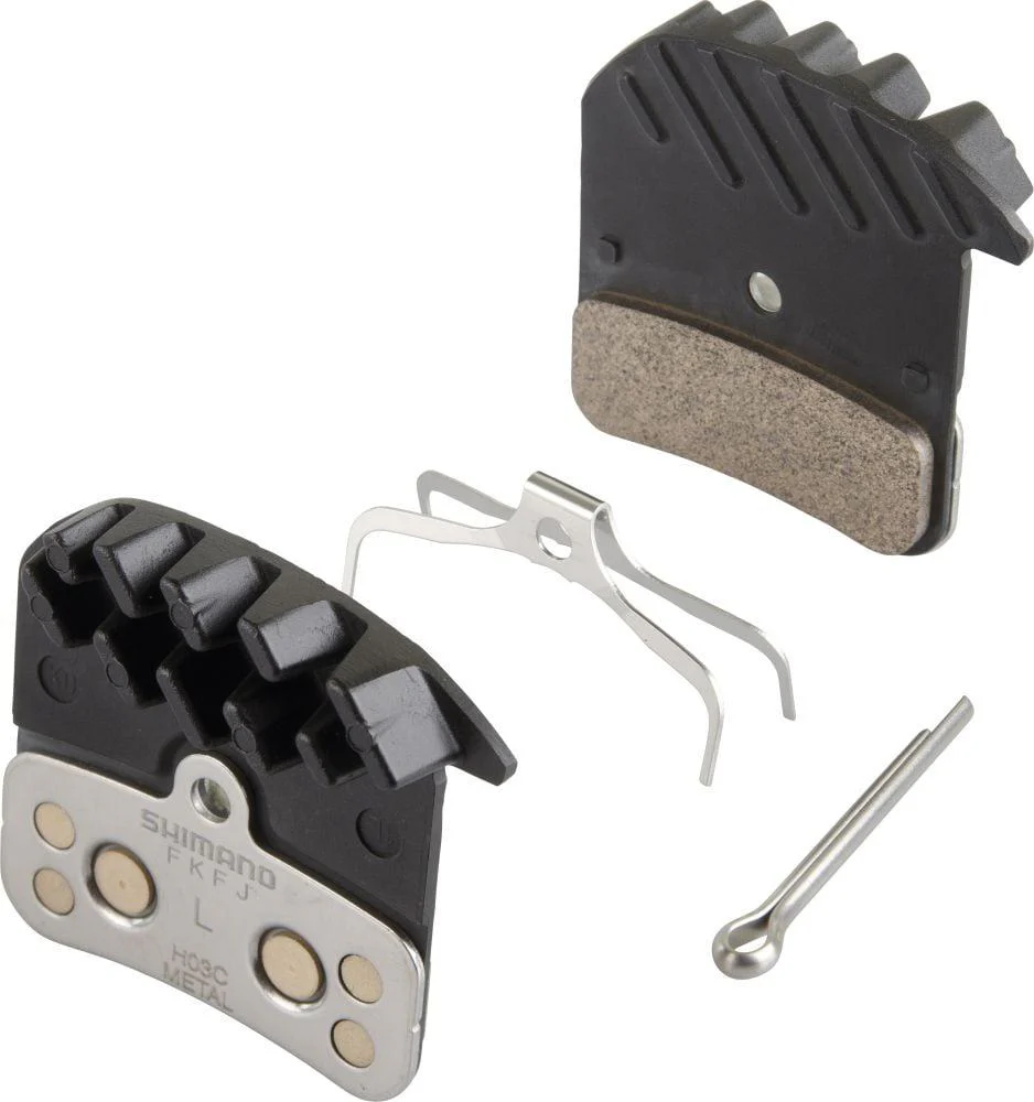 Shimano Scheibenbremsbelag H03C Metall Kühlrippen