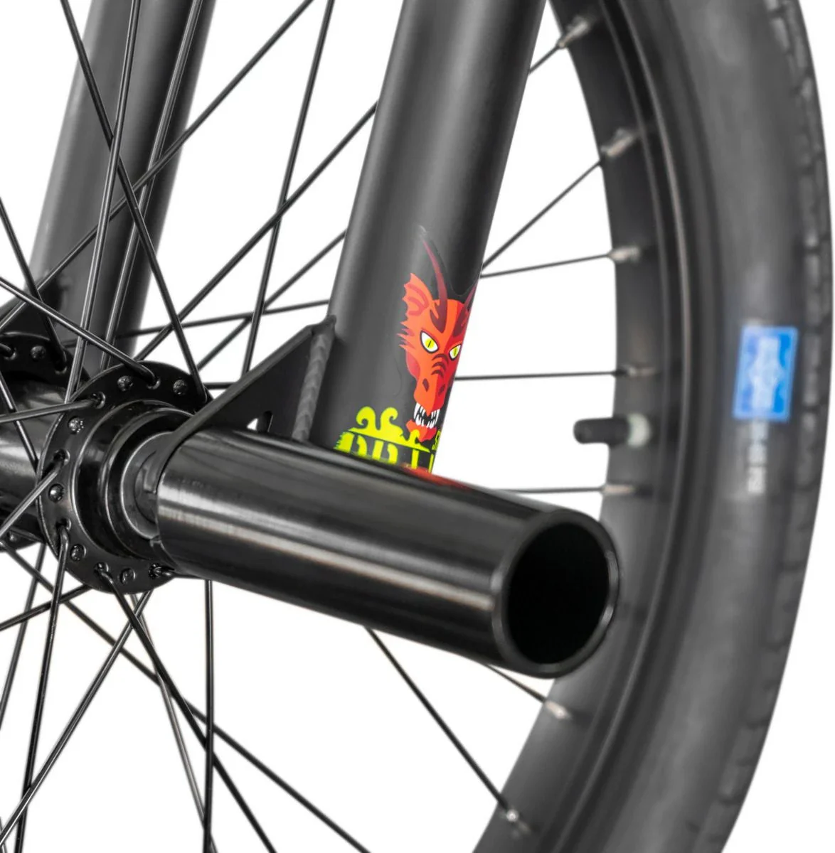 SI BMX Draak mattschwarz - Image 2