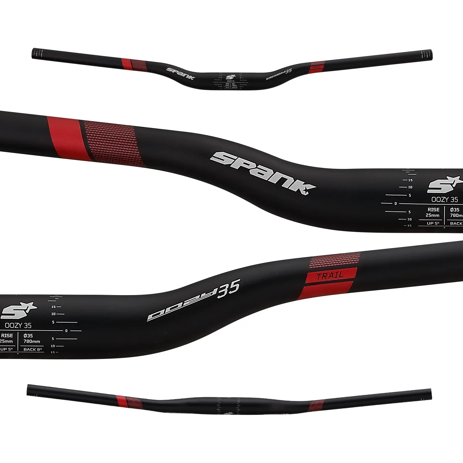 Spank Oozy Allmnt 35 bar, 780mm Shotpeen - Image 3