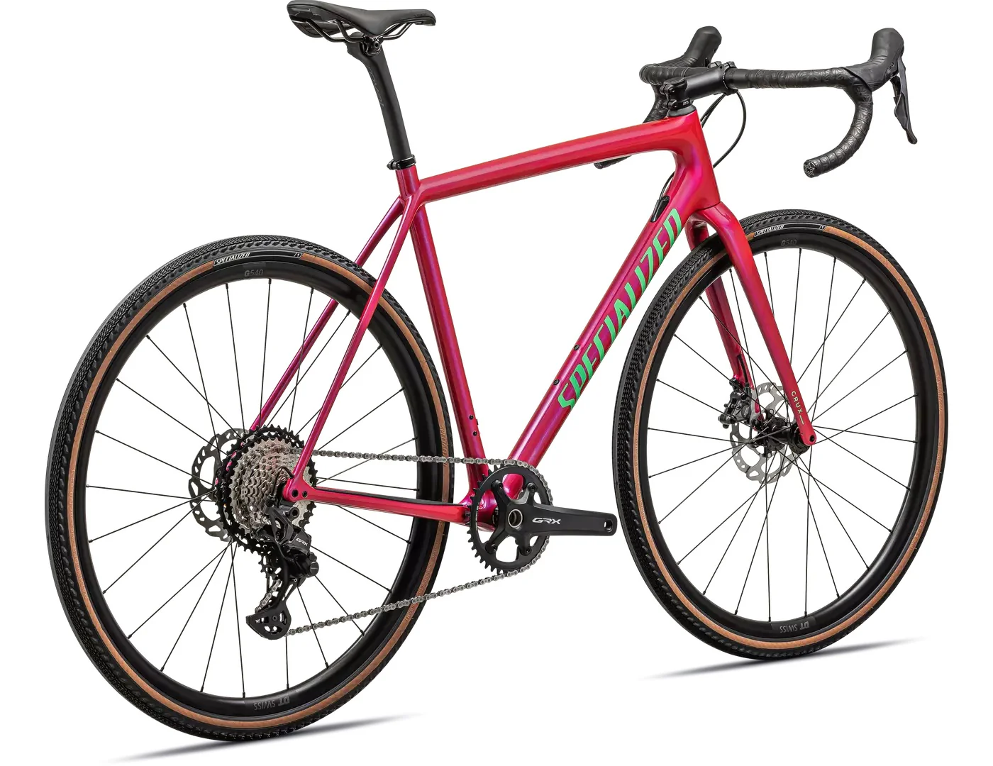 Specialized Crux Comp Gloss Vivid Pink/Electric Green - Image 3