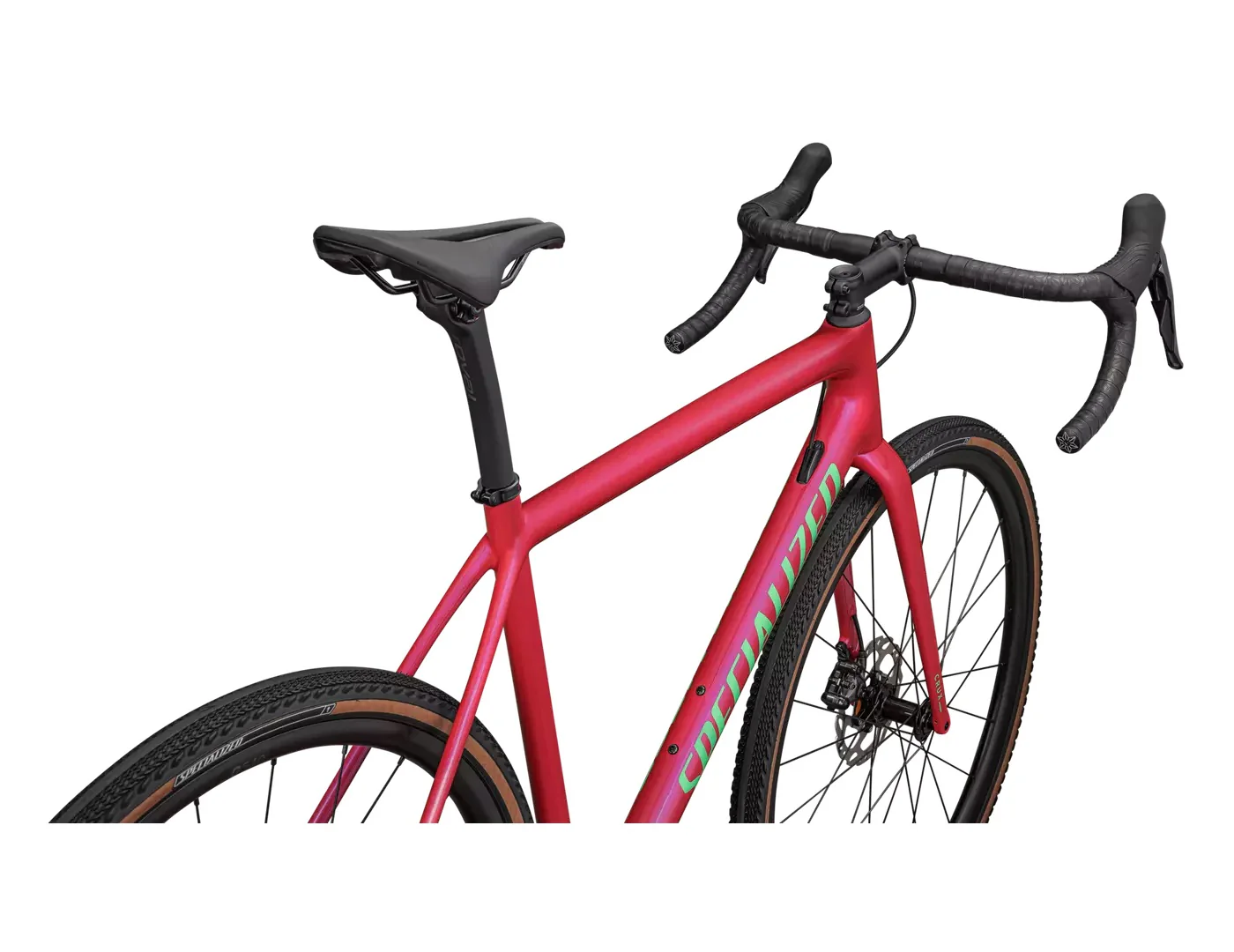 Specialized Crux Comp Gloss Vivid Pink/Electric Green - Image 5
