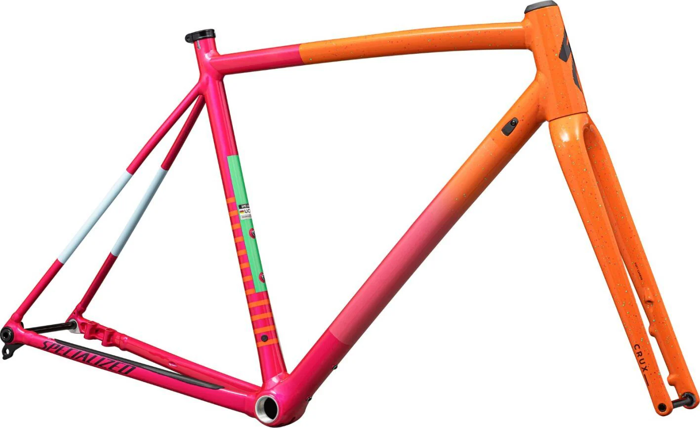 Specialized Crux DSW Frameset Amberglow/VividPink/MidnightShadow - Image 2