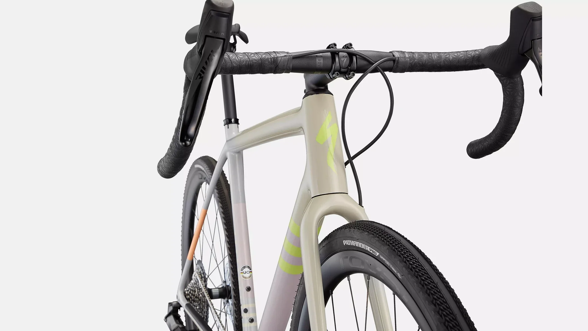 Specialized Crux Expert Gloss White Speckled/Dove Grey/Papaya/Clay/Lime - Image 4