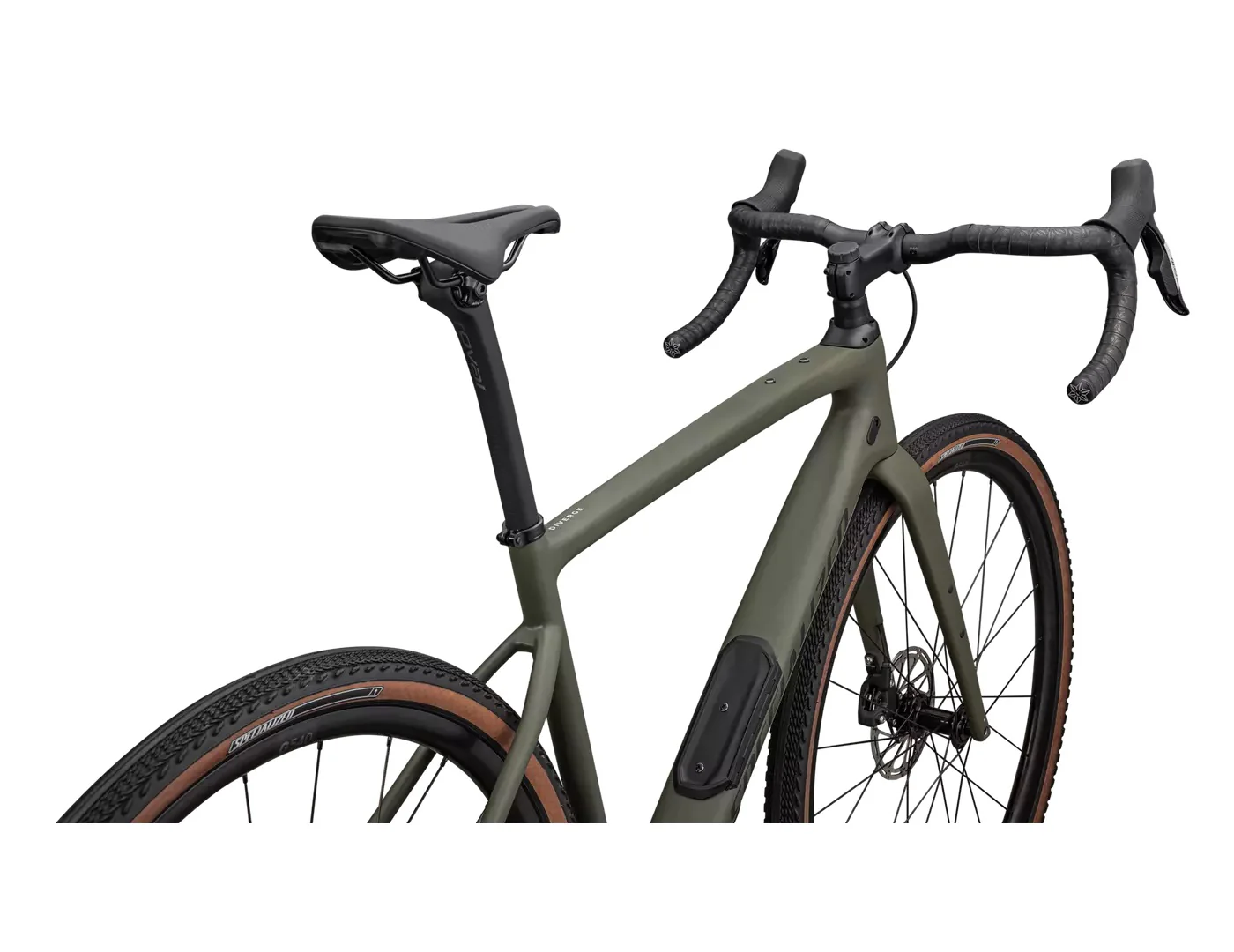Specialized DIVERGE COMP CARBON Satin Oak Green/Smoke - Image 5