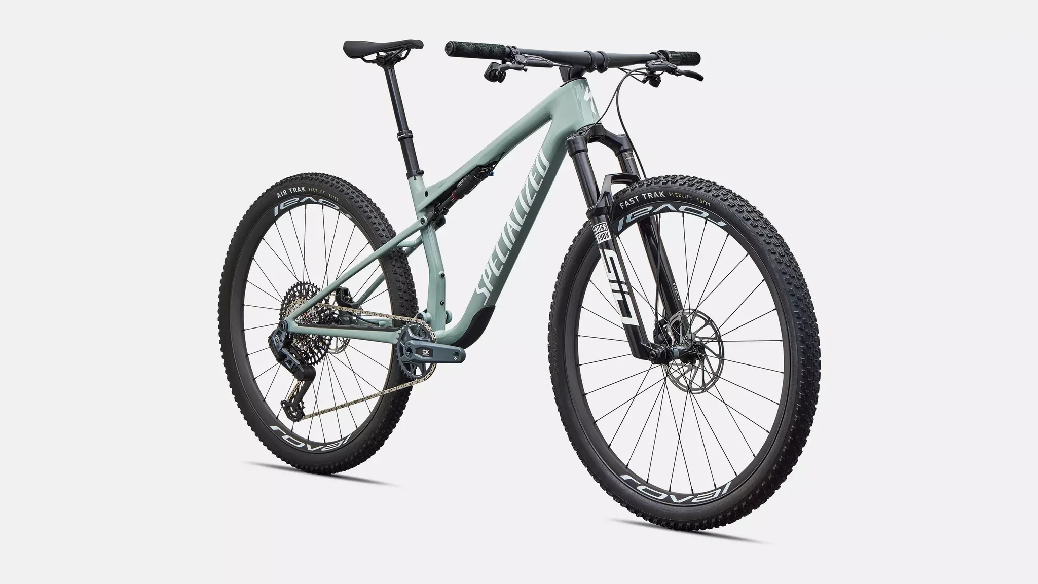Specialized Epic 9 Expert Gloss Agave Grey / Metallic White Silver 2027 - Image 2