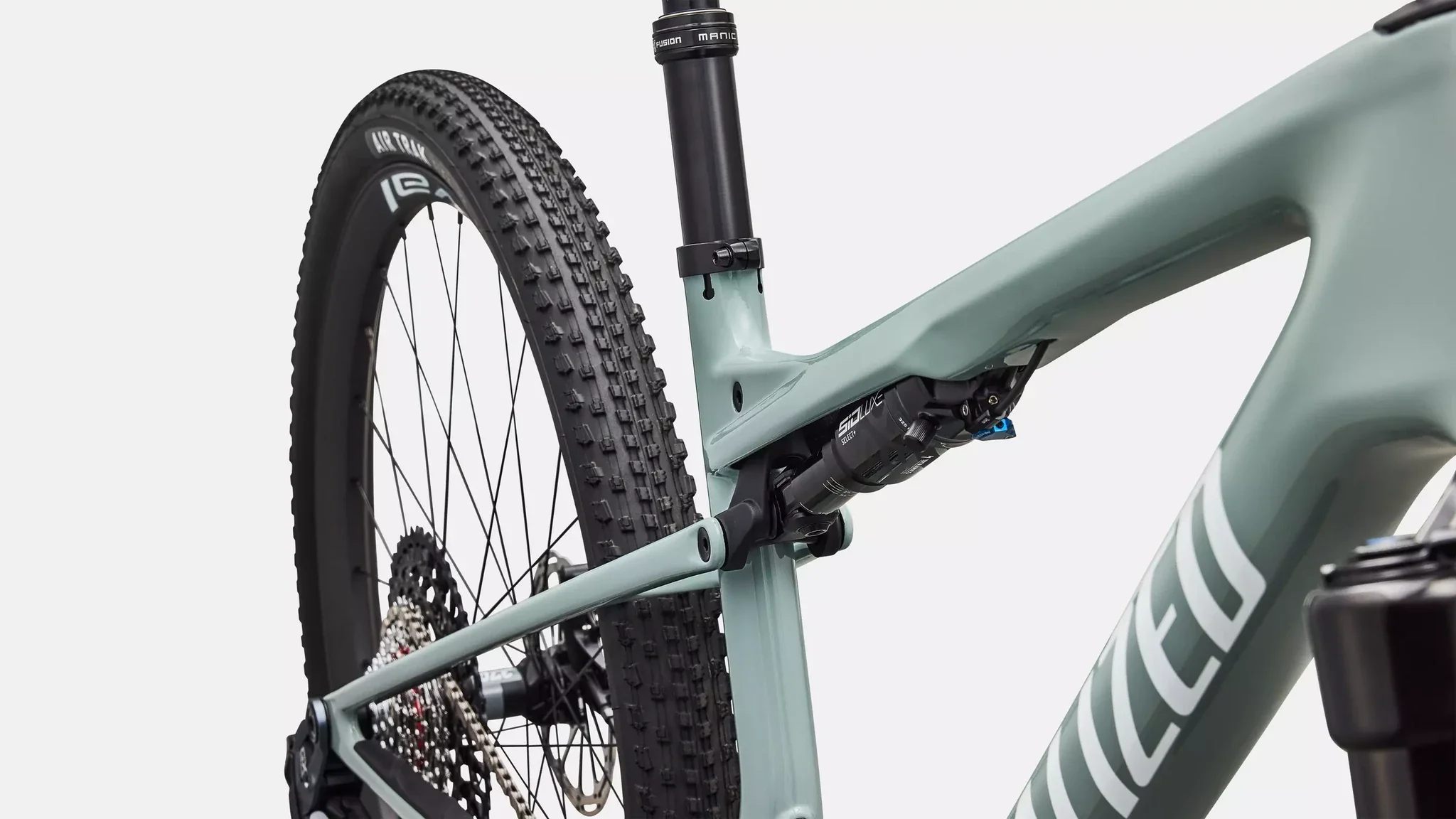 Specialized Epic 9 Expert Gloss Agave Grey / Metallic White Silver 2027 - Image 6