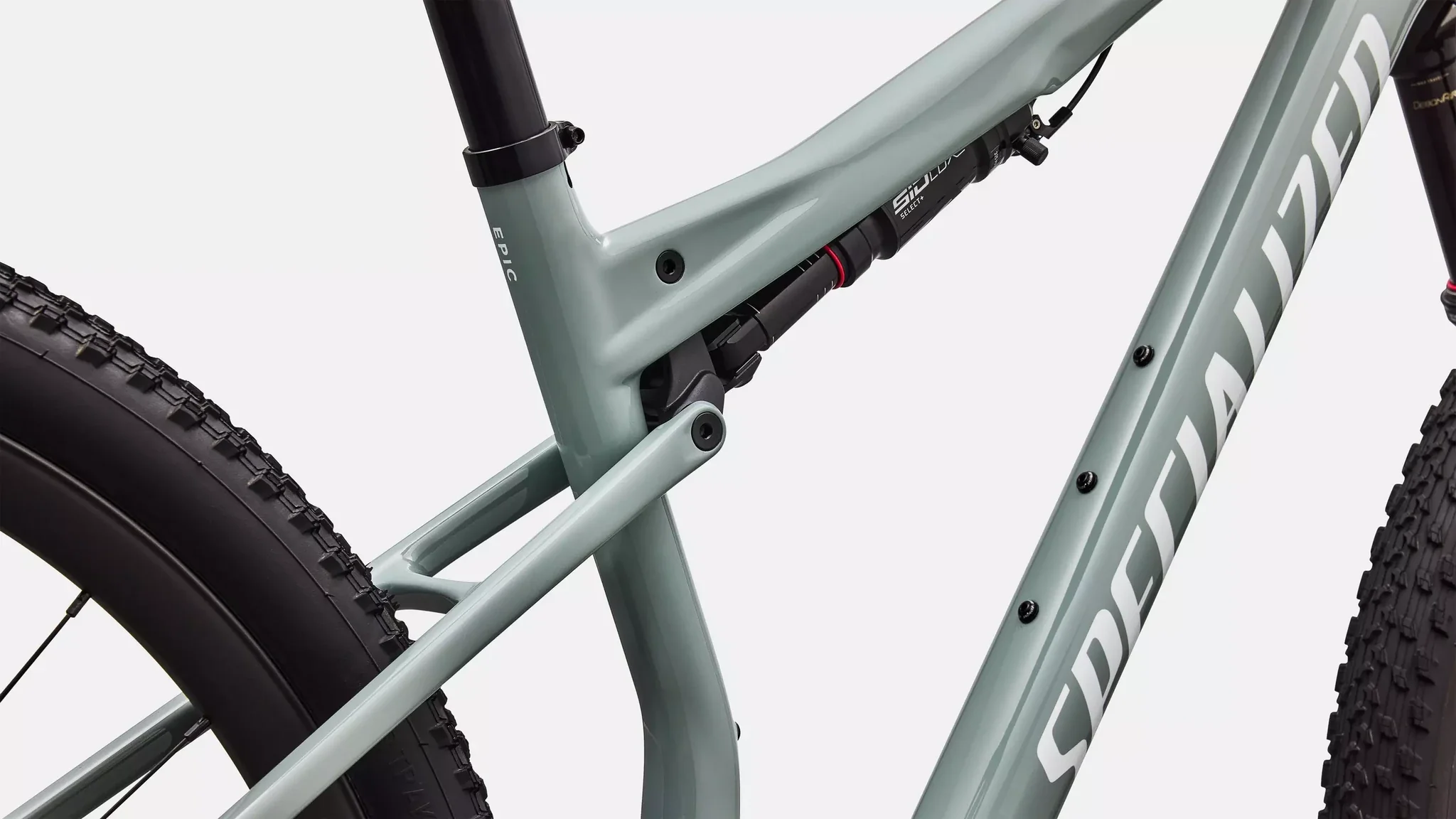 Specialized Epic 9 Expert Gloss Agave Grey / Metallic White Silver 2027 - Image 7