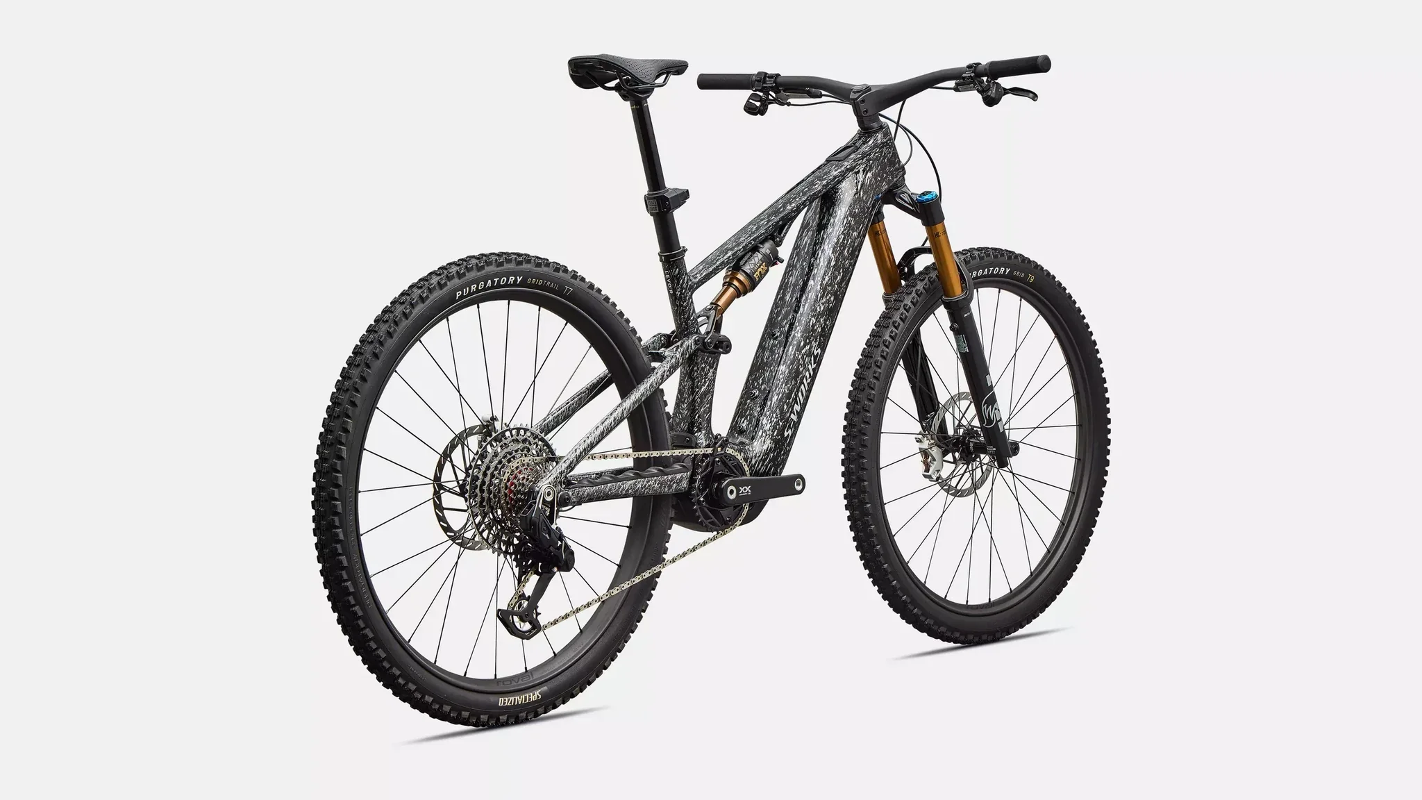 Specialized Levo R S-Works Gloss Shadow Sliver Speckle Carbon/Silver Dust 2026 - Image 3