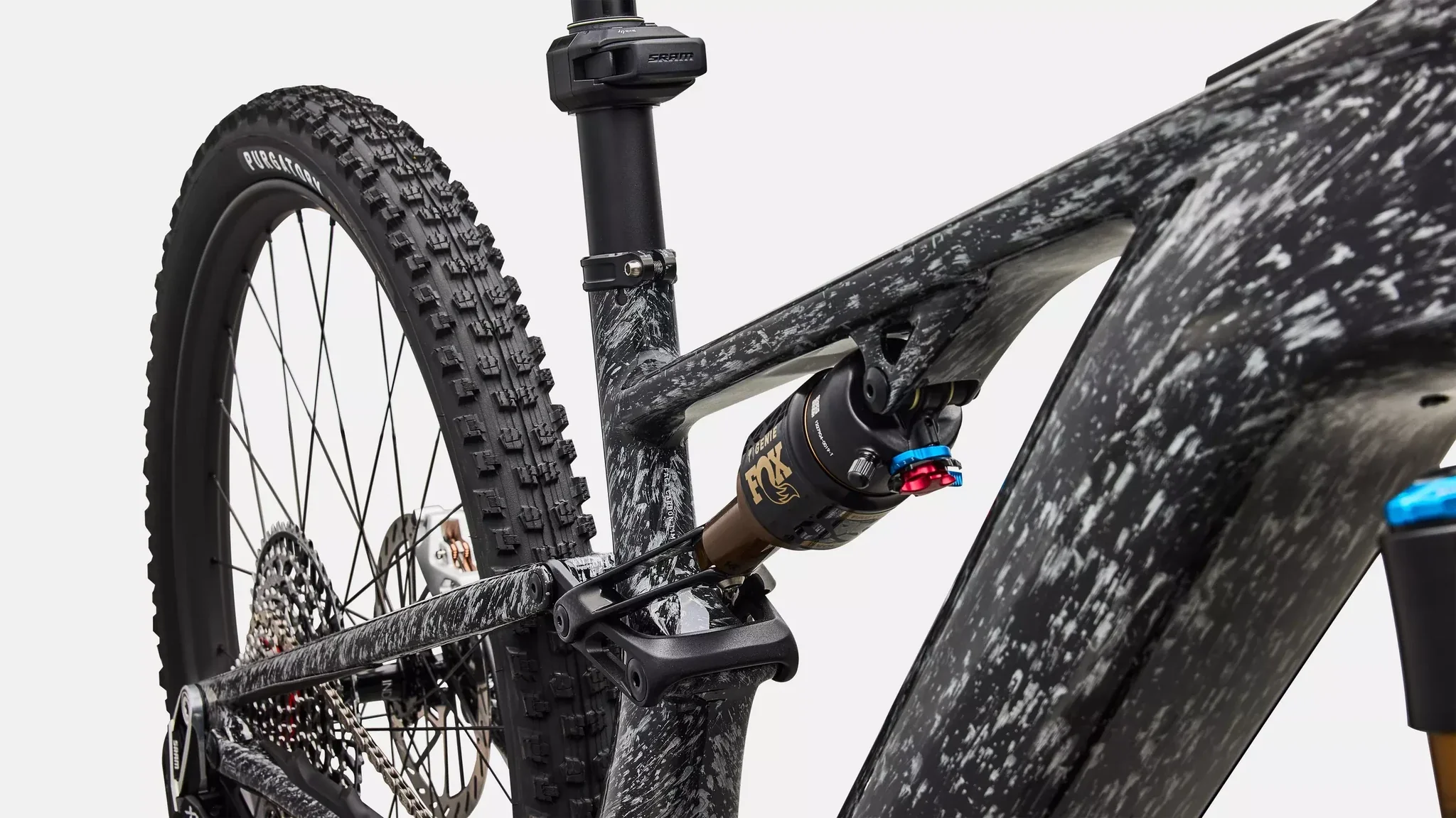 Specialized Levo R S-Works Gloss Shadow Sliver Speckle Carbon/Silver Dust 2026 - Image 6