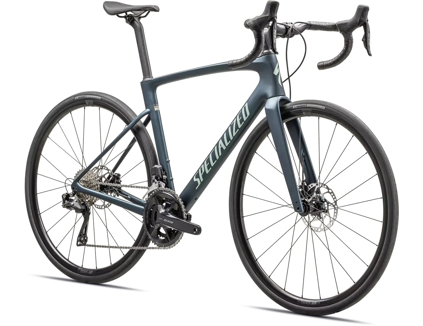 Specialized Roubaix SL8 Comp SATIN METTALIC DEEP LAKE/WHITE SAGE METALLIC - Image 2