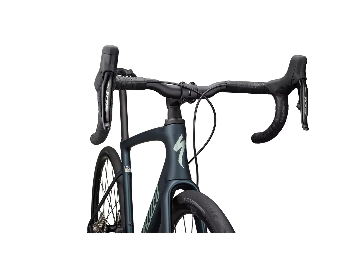 Specialized Roubaix SL8 Comp SATIN METTALIC DEEP LAKE/WHITE SAGE METALLIC - Image 4