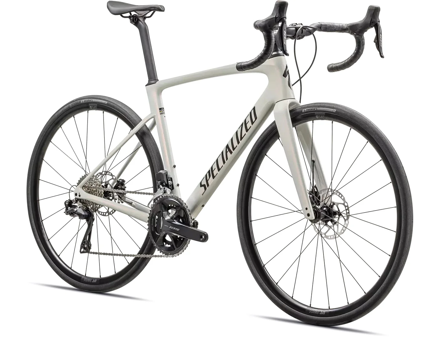 Specialized Roubaix SL8 Comp GLOSS RED GHOST PEARL OVER DUNE WHITE/METALLIC OBSIDIAN - Image 2