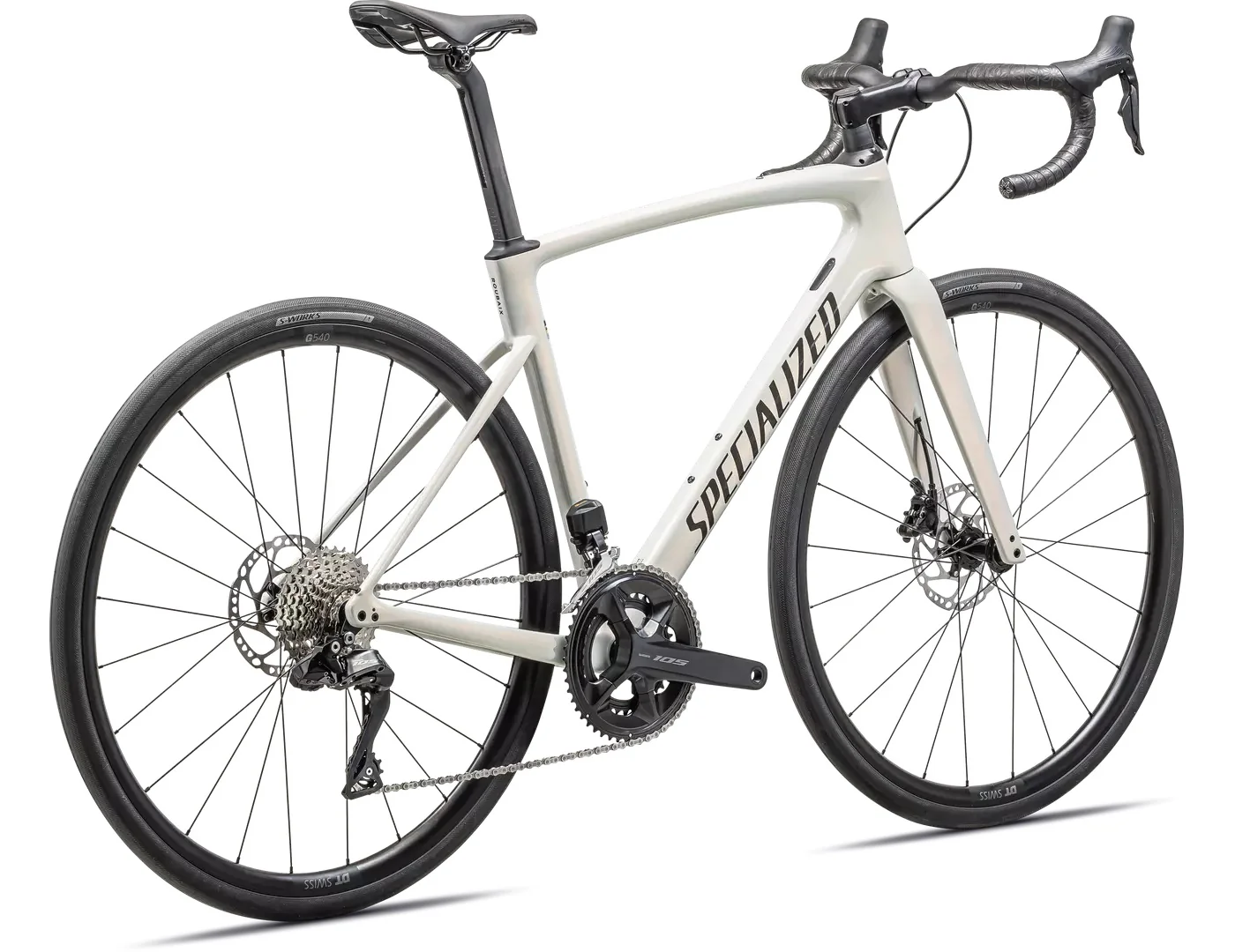 Specialized Roubaix SL8 Comp GLOSS RED GHOST PEARL OVER DUNE WHITE/METALLIC OBSIDIAN - Image 3