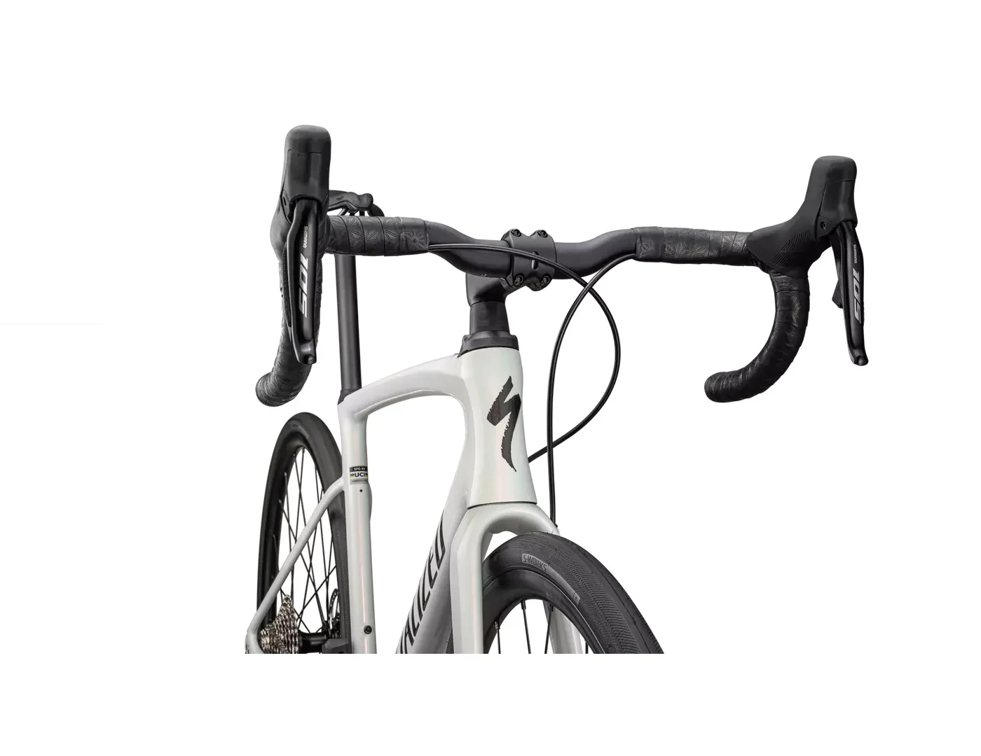 Specialized Roubaix SL8 Comp GLOSS RED GHOST PEARL OVER DUNE WHITE/METALLIC OBSIDIAN - Image 4