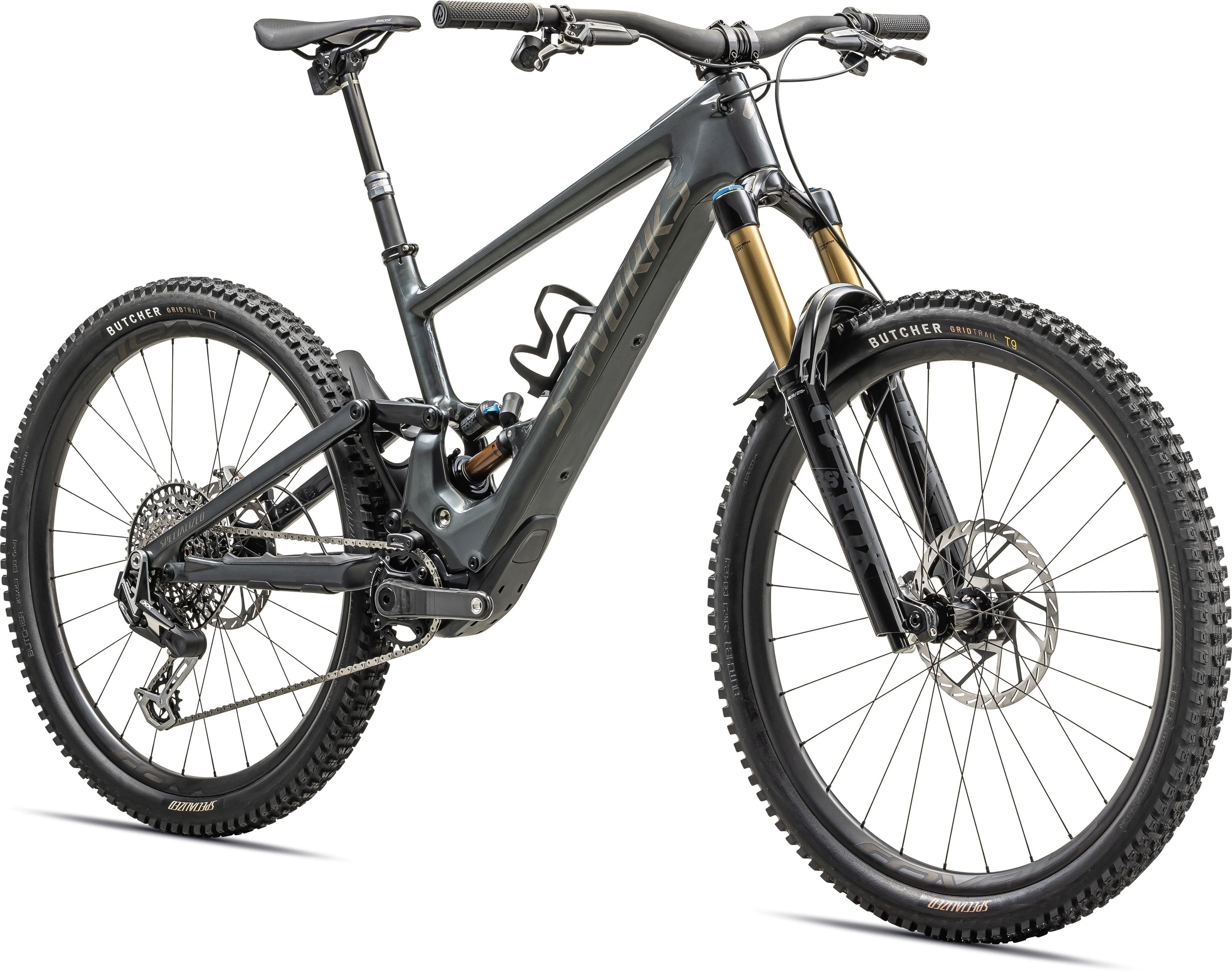 Specialized S-Works Turbo Kenevo SL 2 GLoss Black Liquid Metal / Brushed Liquid Metal / Black Brushed Chrome - Image 10