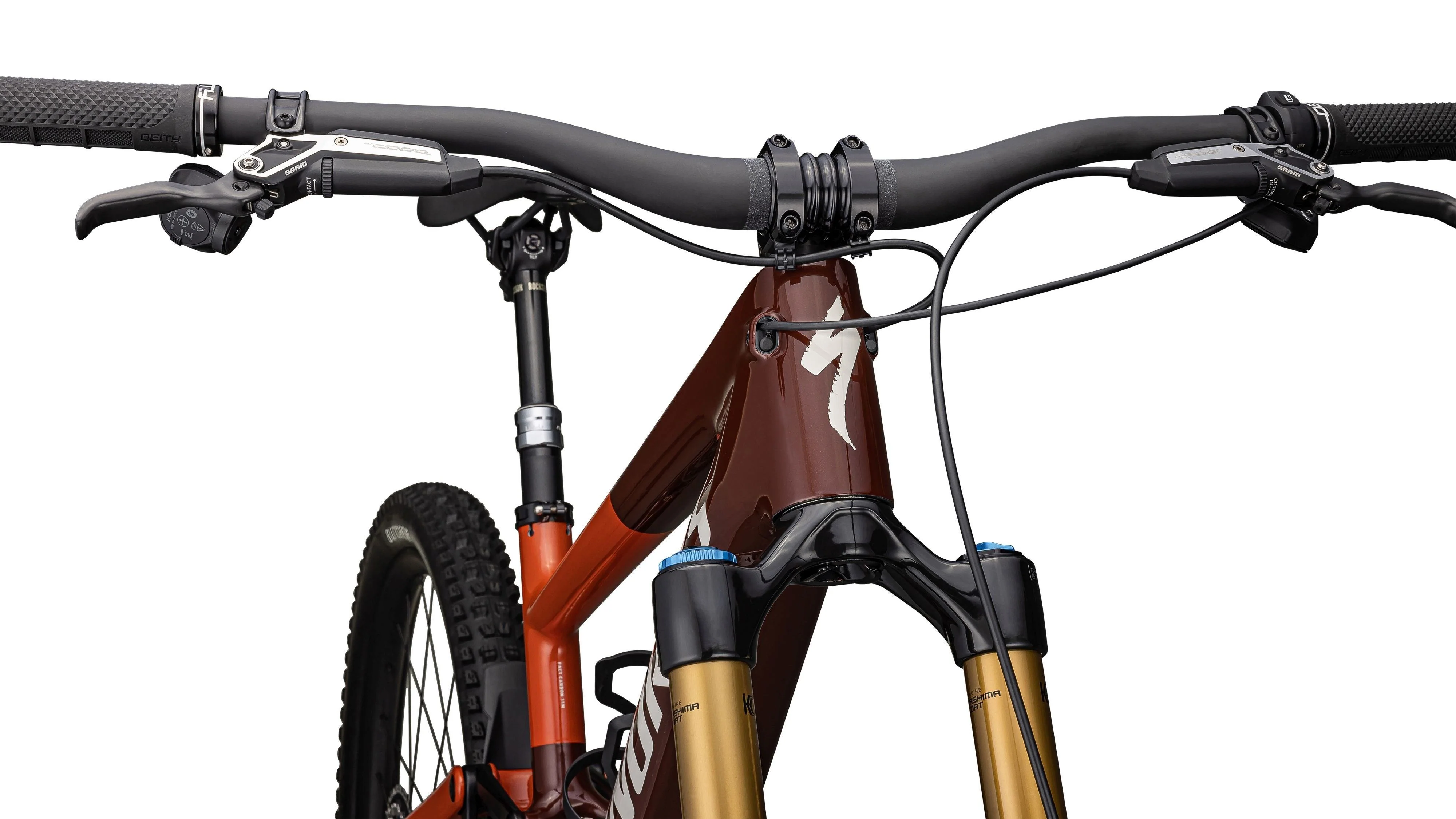 Specialized S-Works Turbo Kenevo SL 2 Gloss Rusted Red / Redwood / White Mountains - Image 3