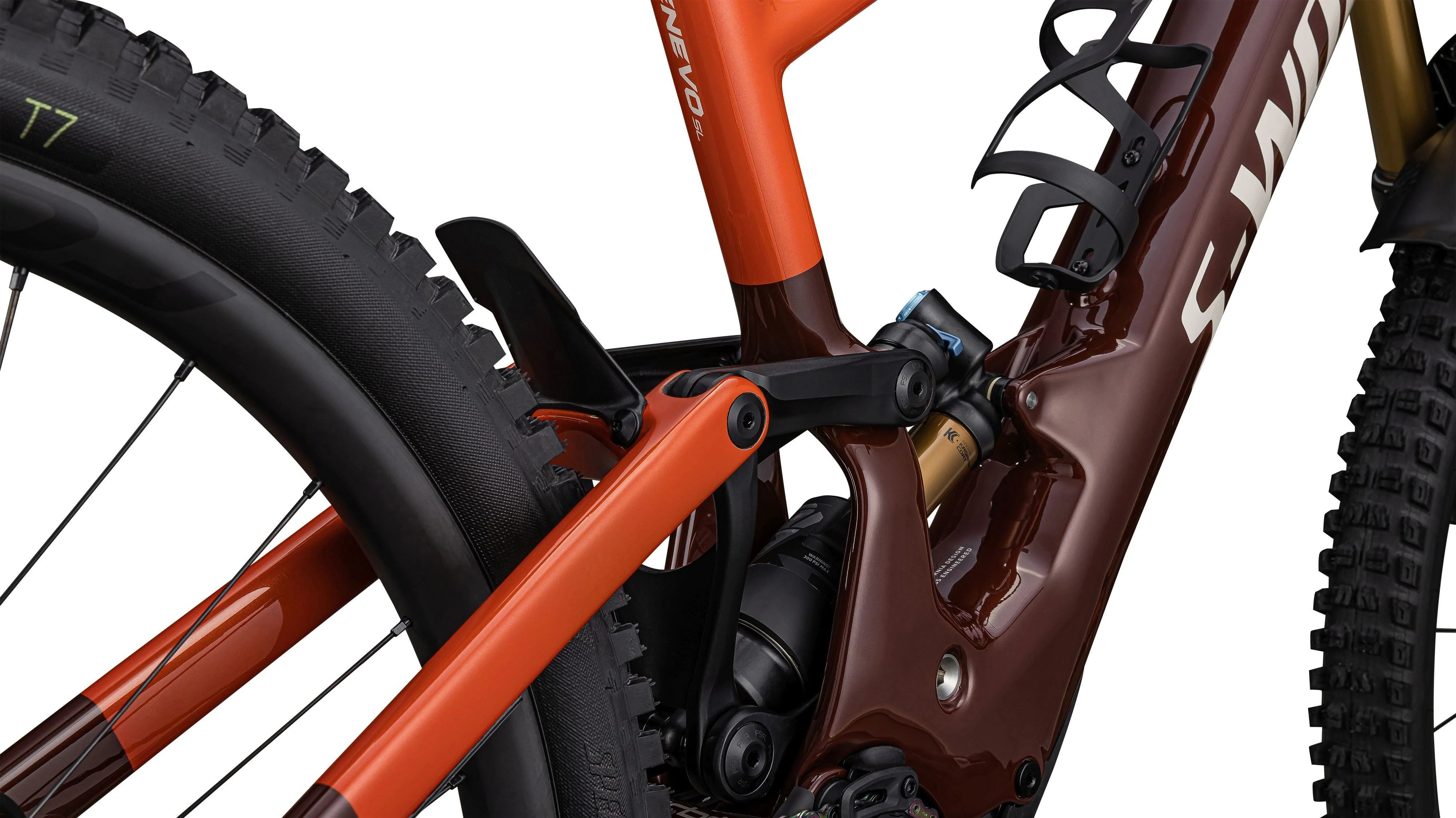 Specialized S-Works Turbo Kenevo SL 2 Gloss Rusted Red / Redwood / White Mountains - Image 6