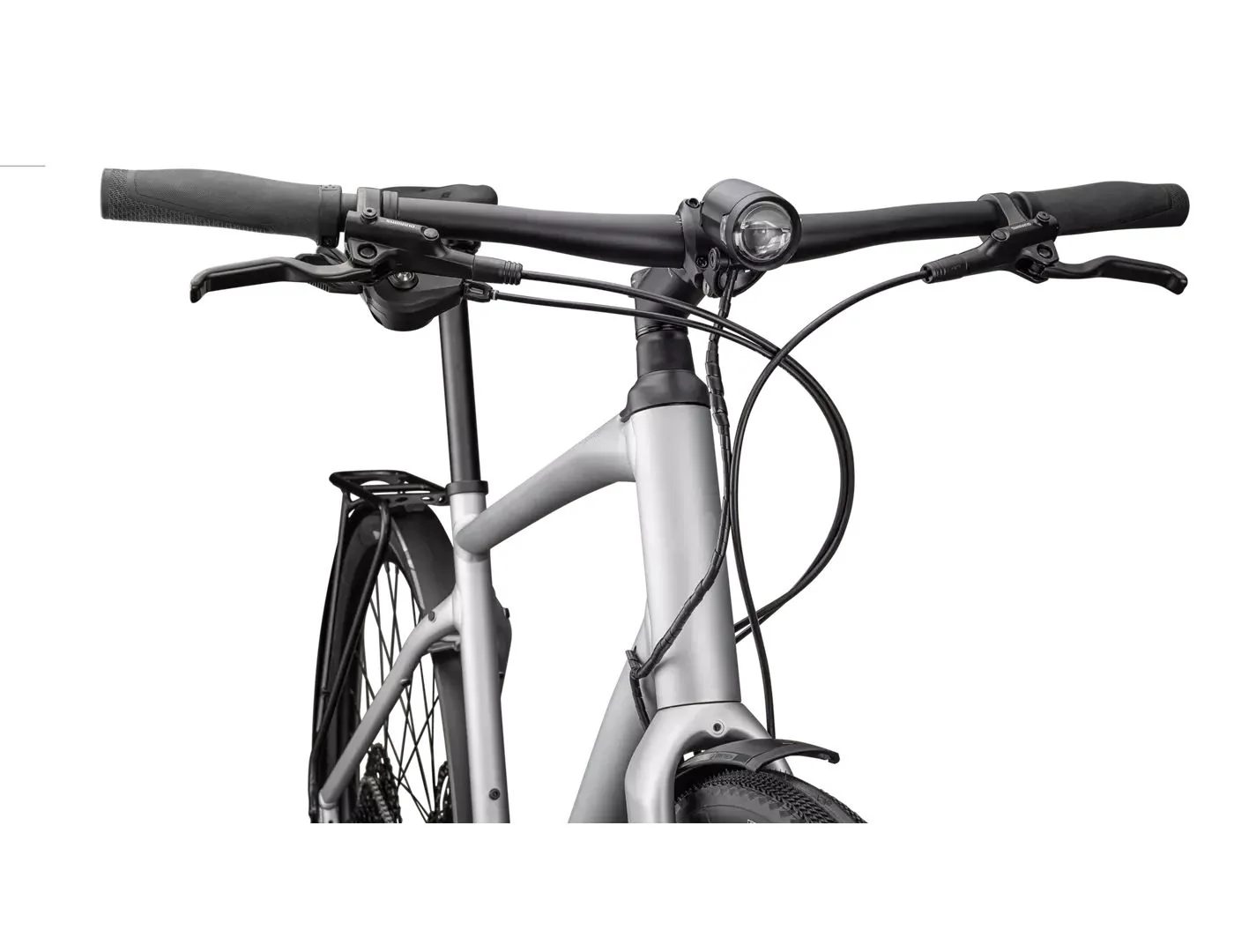 Specialized Sirrus X 4.0 Eq Liquid Silver/Fog Tint - Image 4