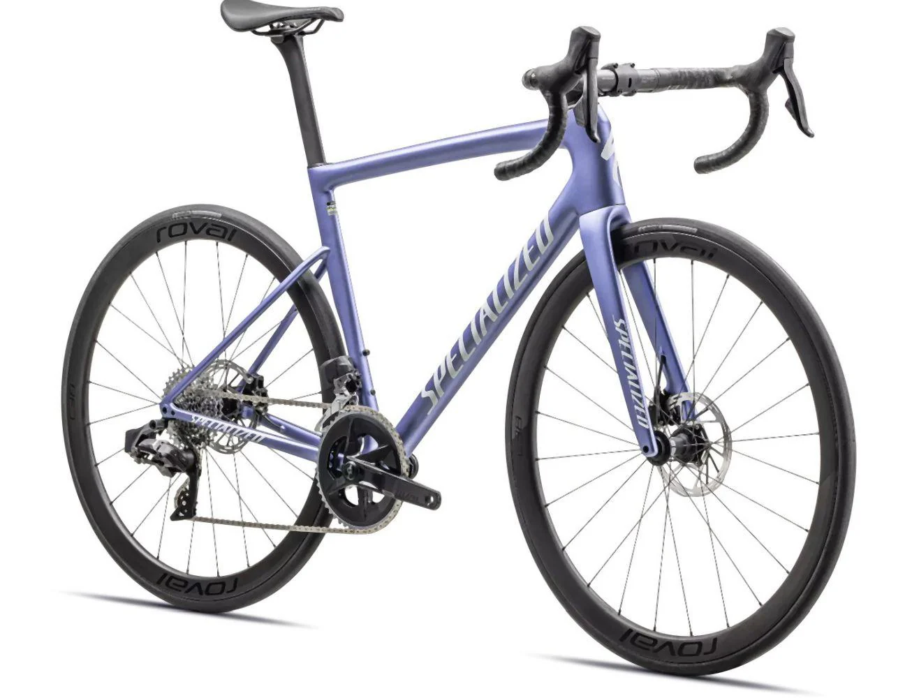 Specialized TARMAC SL8 EXPERT SATIN POWDER INDIGO TINT OVER SILVER DUST / WHITE - Image 2