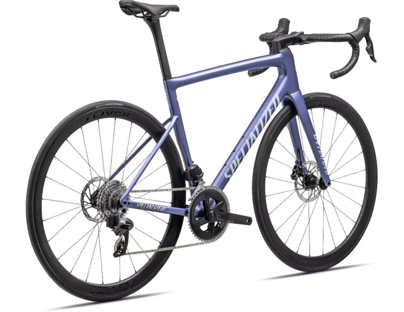 Specialized TARMAC SL8 EXPERT SATIN POWDER INDIGO TINT OVER SILVER DUST / WHITE - Image 3