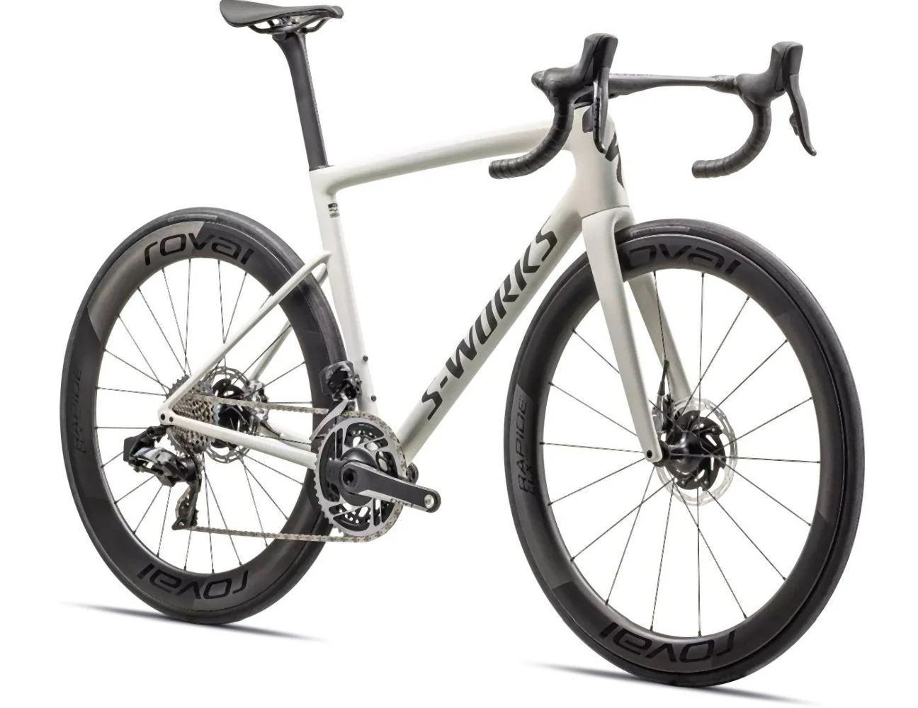 Specialized TARMAC SL8 S-Works ETAP SATIN FOG TINT / GREEN GHOST PEARL / RED GHOST PEARL FADE - Image 2