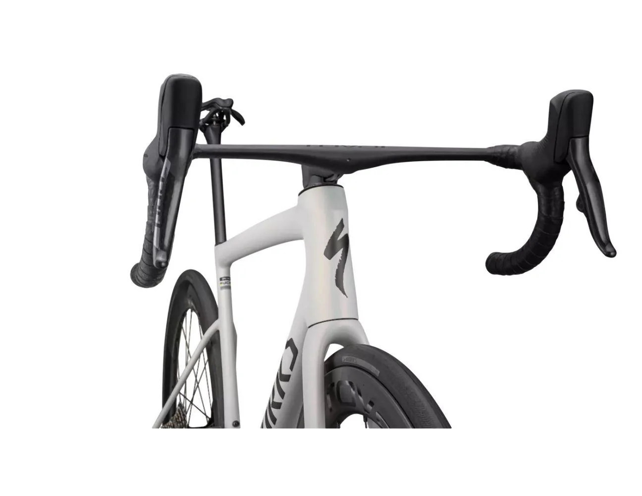 Specialized TARMAC SL8 S-Works ETAP SATIN FOG TINT / GREEN GHOST PEARL / RED GHOST PEARL FADE - Image 4