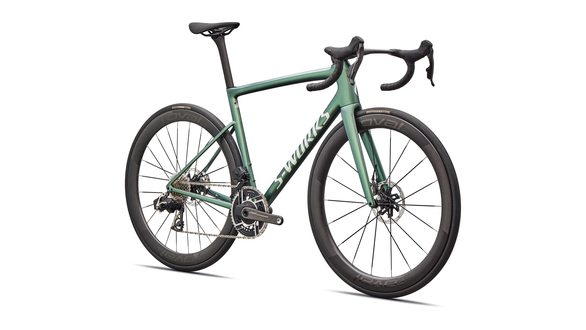 Specialized Tarmac SL8 SW AXS Gloss Premium Fjord Metallic / White Metallic Silver 2026 - Image 2