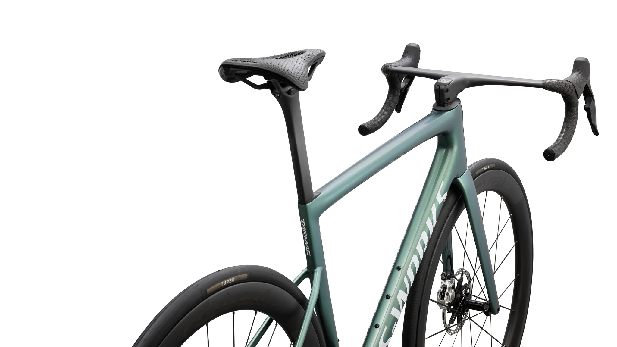 Specialized Tarmac SL8 SW AXS Gloss Premium Fjord Metallic / White Metallic Silver 2026 - Image 4