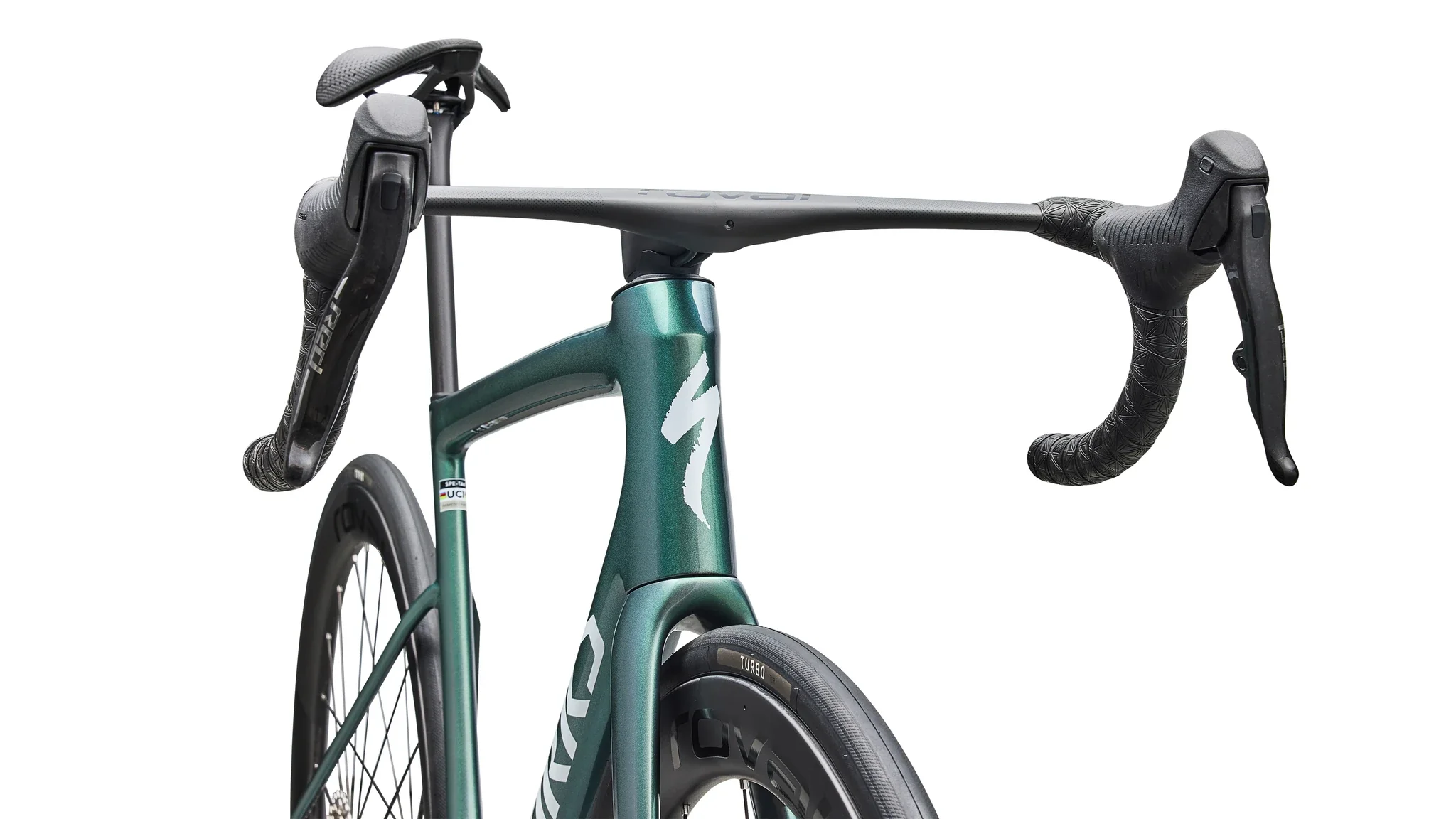Specialized Tarmac SL8 SW AXS Gloss Premium Fjord Metallic / White Metallic Silver 2026 - Image 5