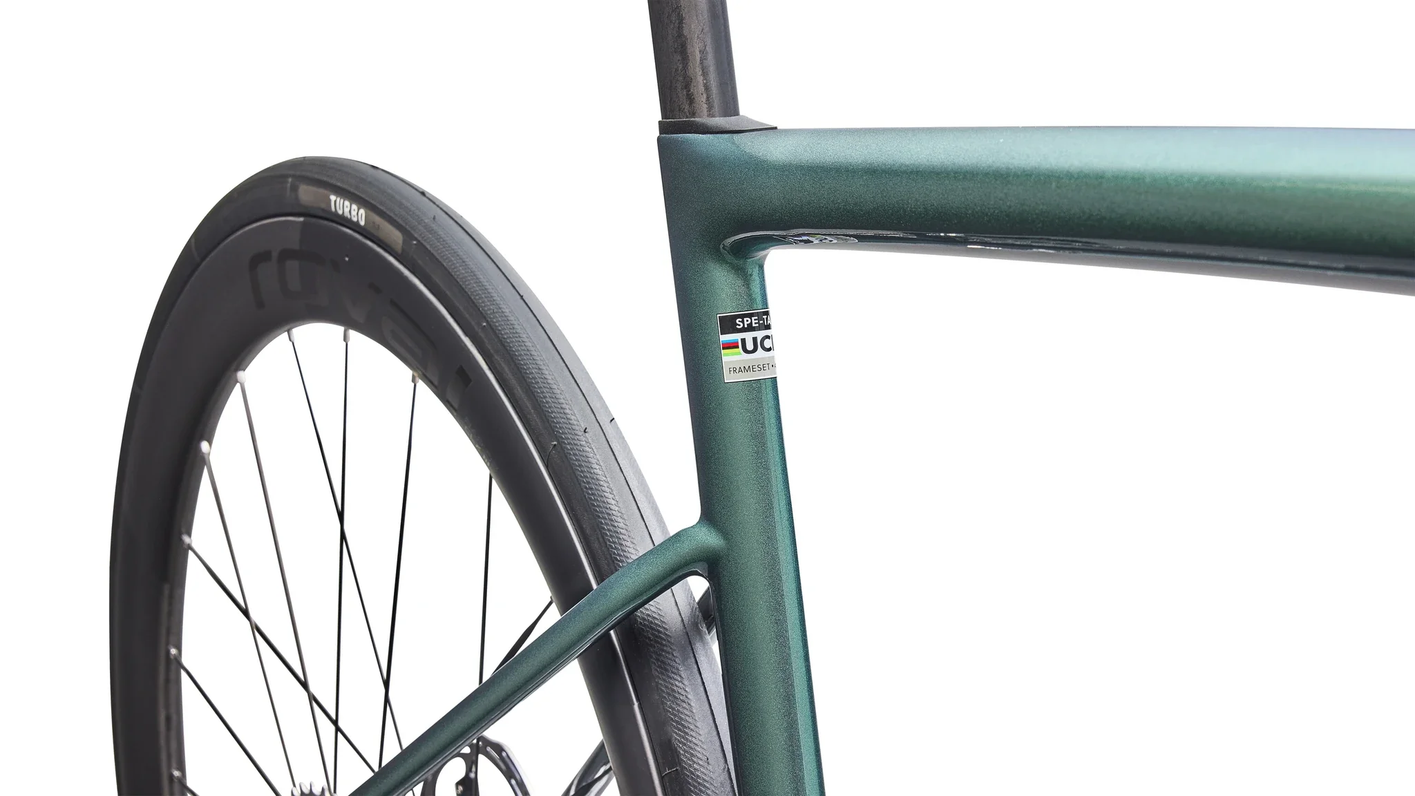 Specialized Tarmac SL8 SW AXS Gloss Premium Fjord Metallic / White Metallic Silver 2026 - Image 6