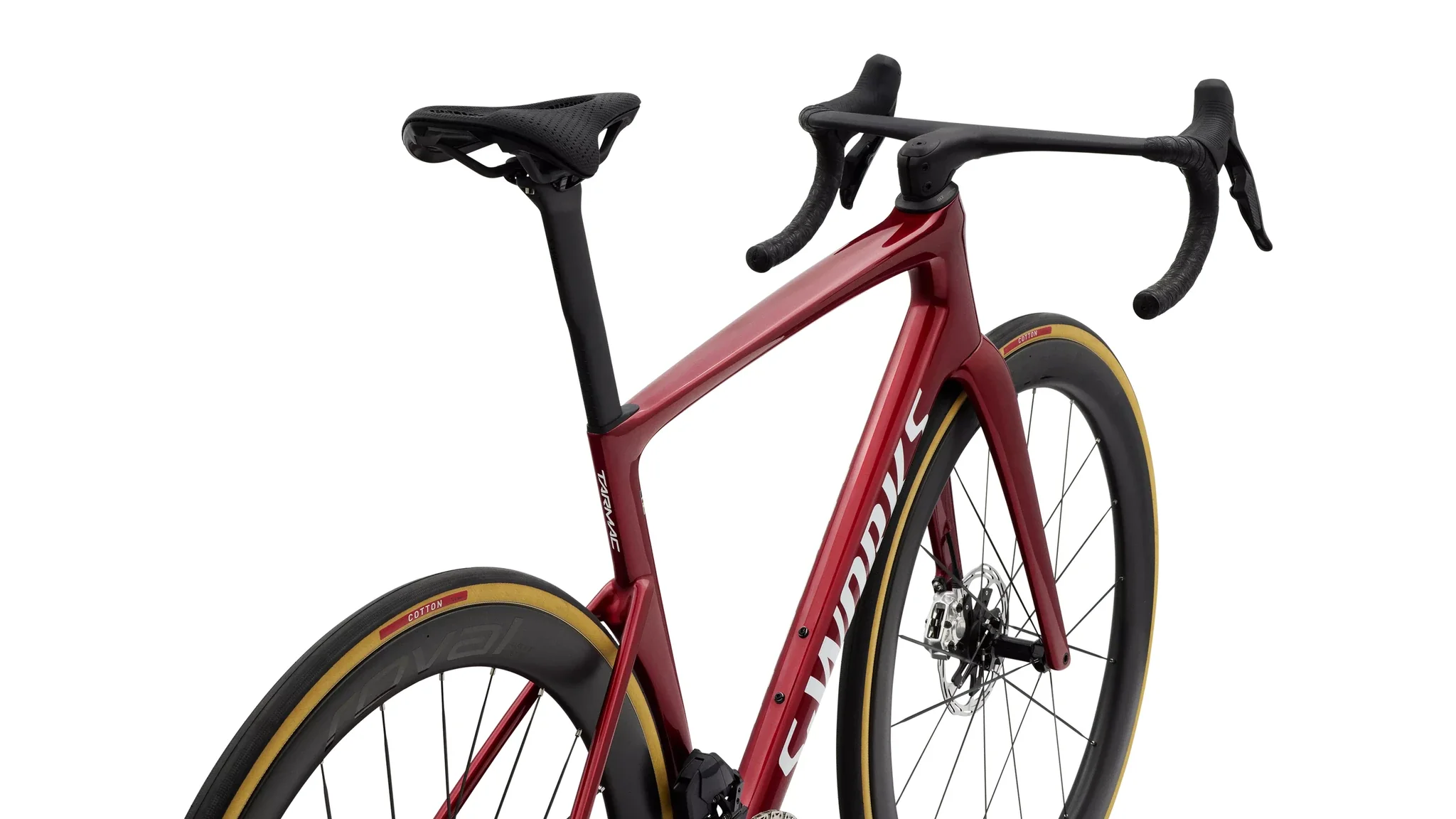 Specialized Tarmac SL9 S-Works AXS Gloss Ruby Metallic / White Silver Metallic 2027 - Image 4