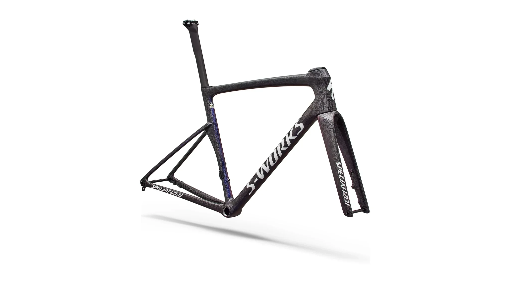 Specialized Tarmac SL9 S-Works Rahmen Gloss Carbon / Red to Blue Pearl / White 2027 - Image 2