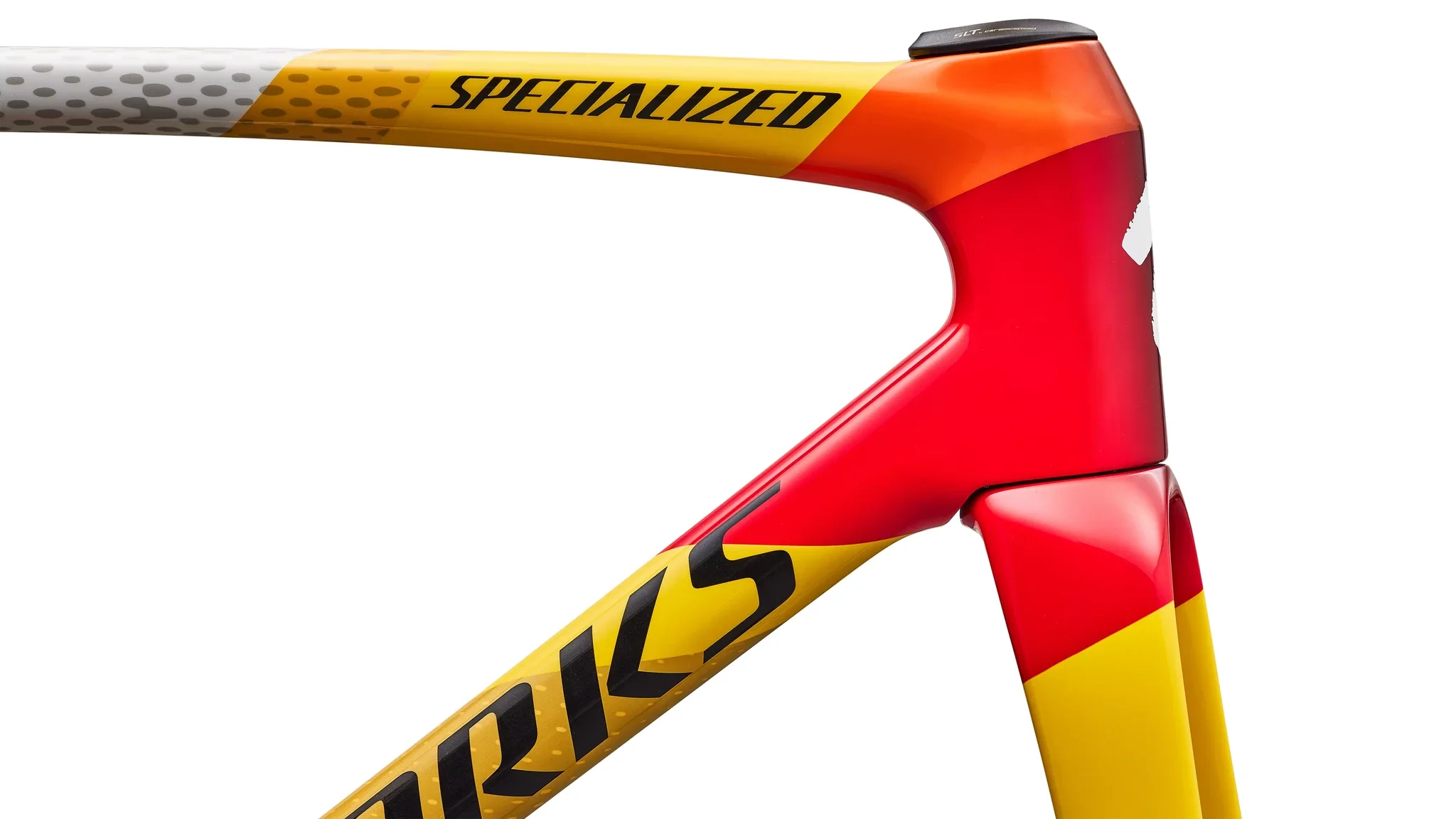 Specialized Tarmac SL9 S-Works Rahmen Team Replica SDWORX Gloss Vivid Red / Yellow / Dolomite Metallic 2027 - Image 5