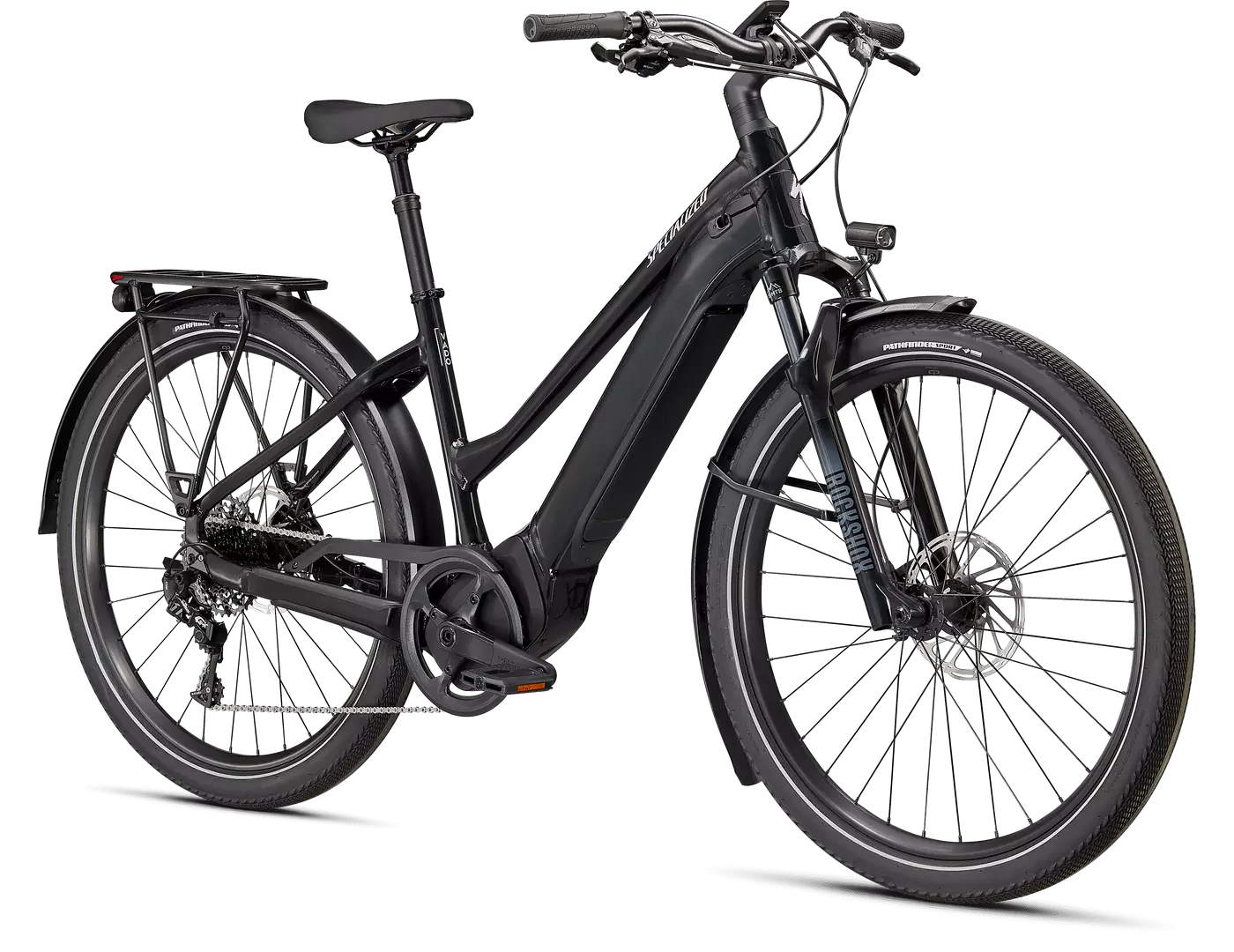 Specialized Turbo Vado 5.0 Step-Through White Mountains / Black Reflective - Image 2