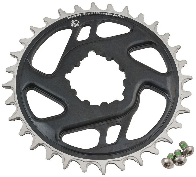 SRAM Kettenblatt X-Sync Eagle 2 30T, Alu, grau 3mm Offset